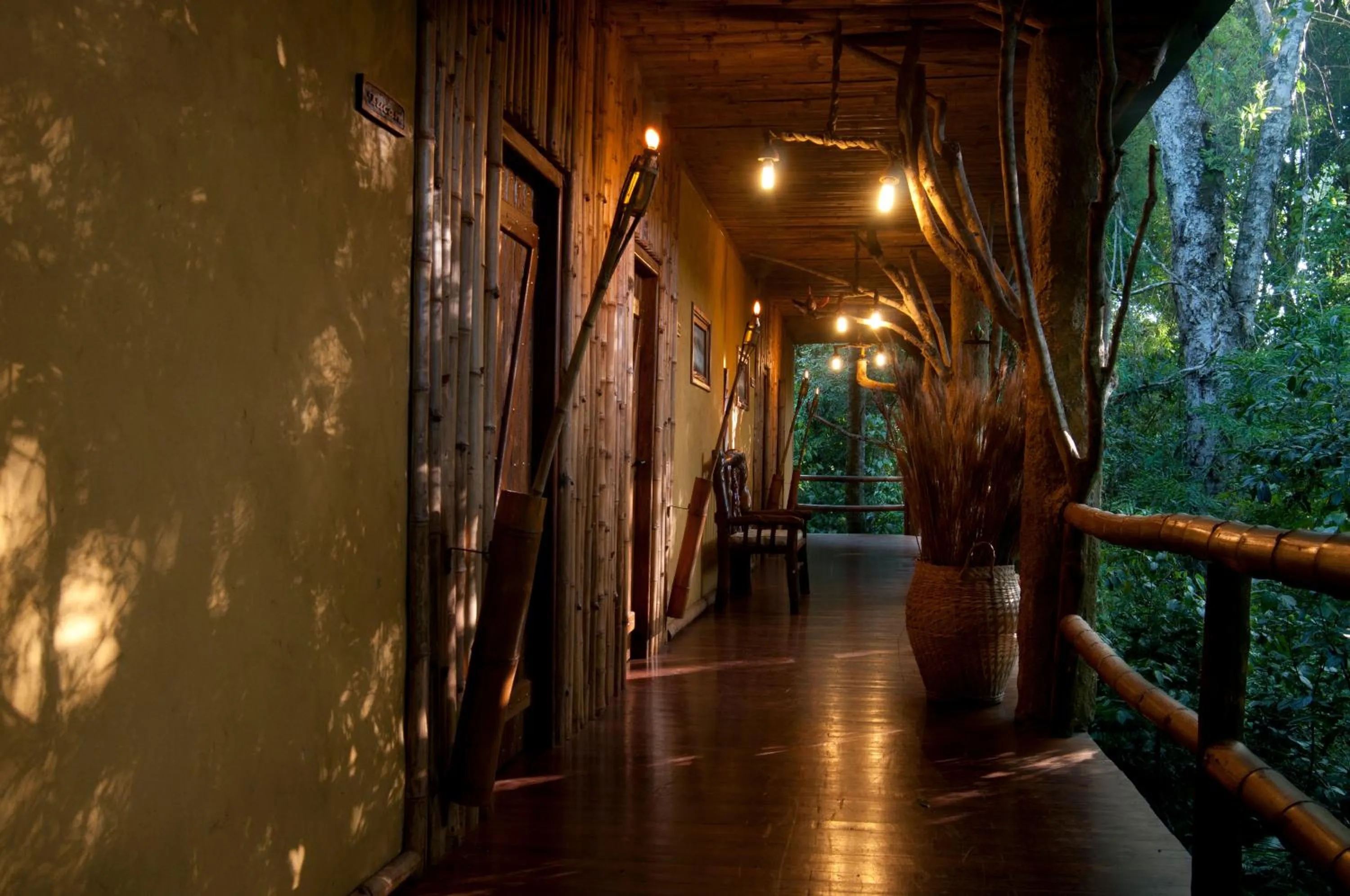 Balcony/Terrace in La Aldea De La Selva Lodge