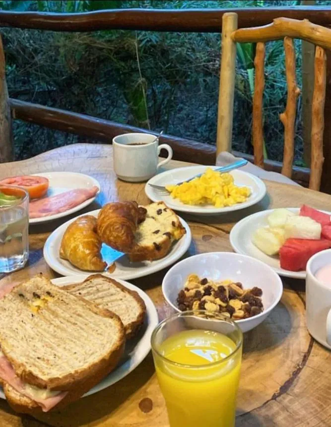 Breakfast in La Aldea De La Selva Lodge