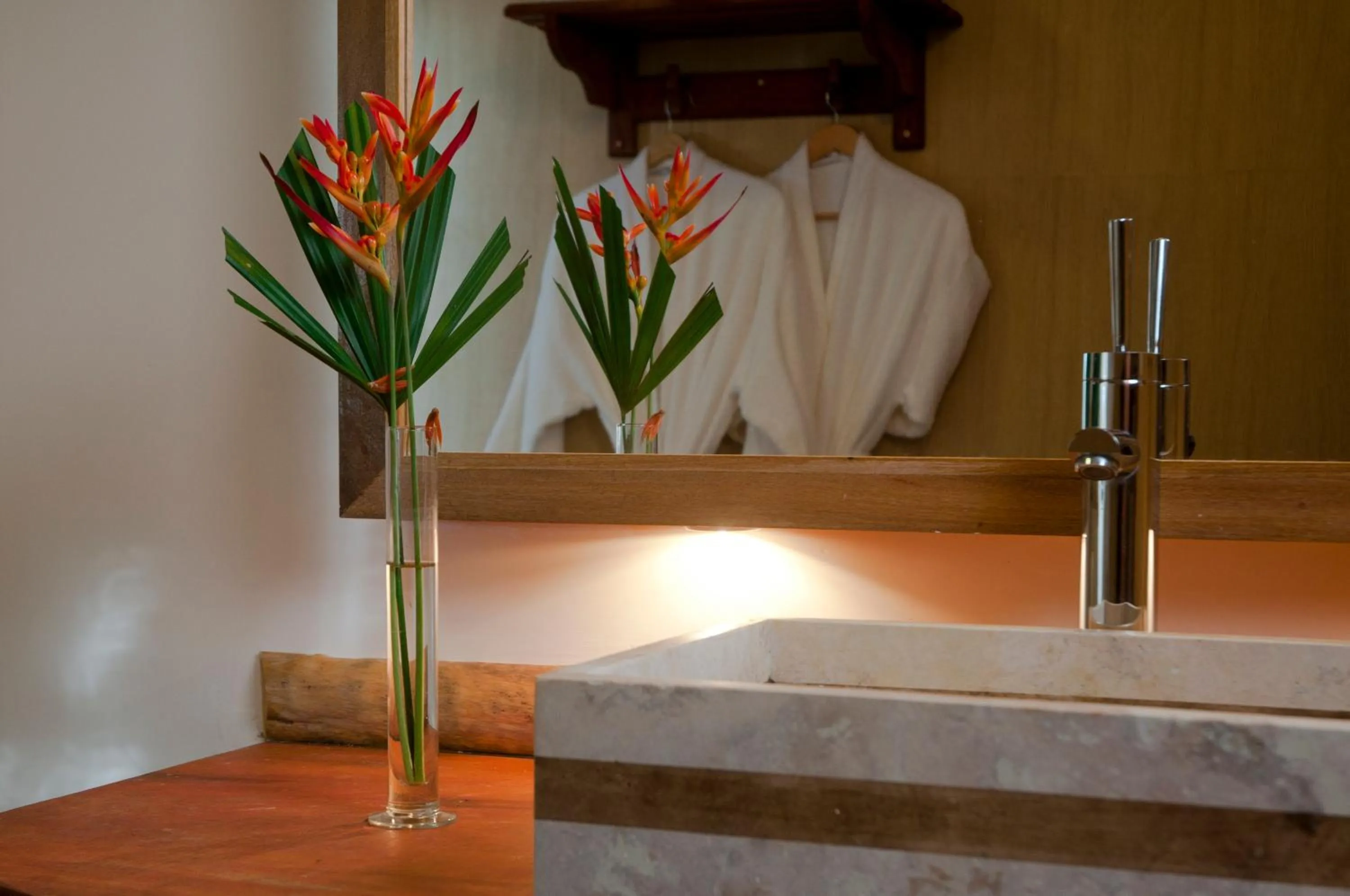 Bathroom in La Aldea De La Selva Lodge