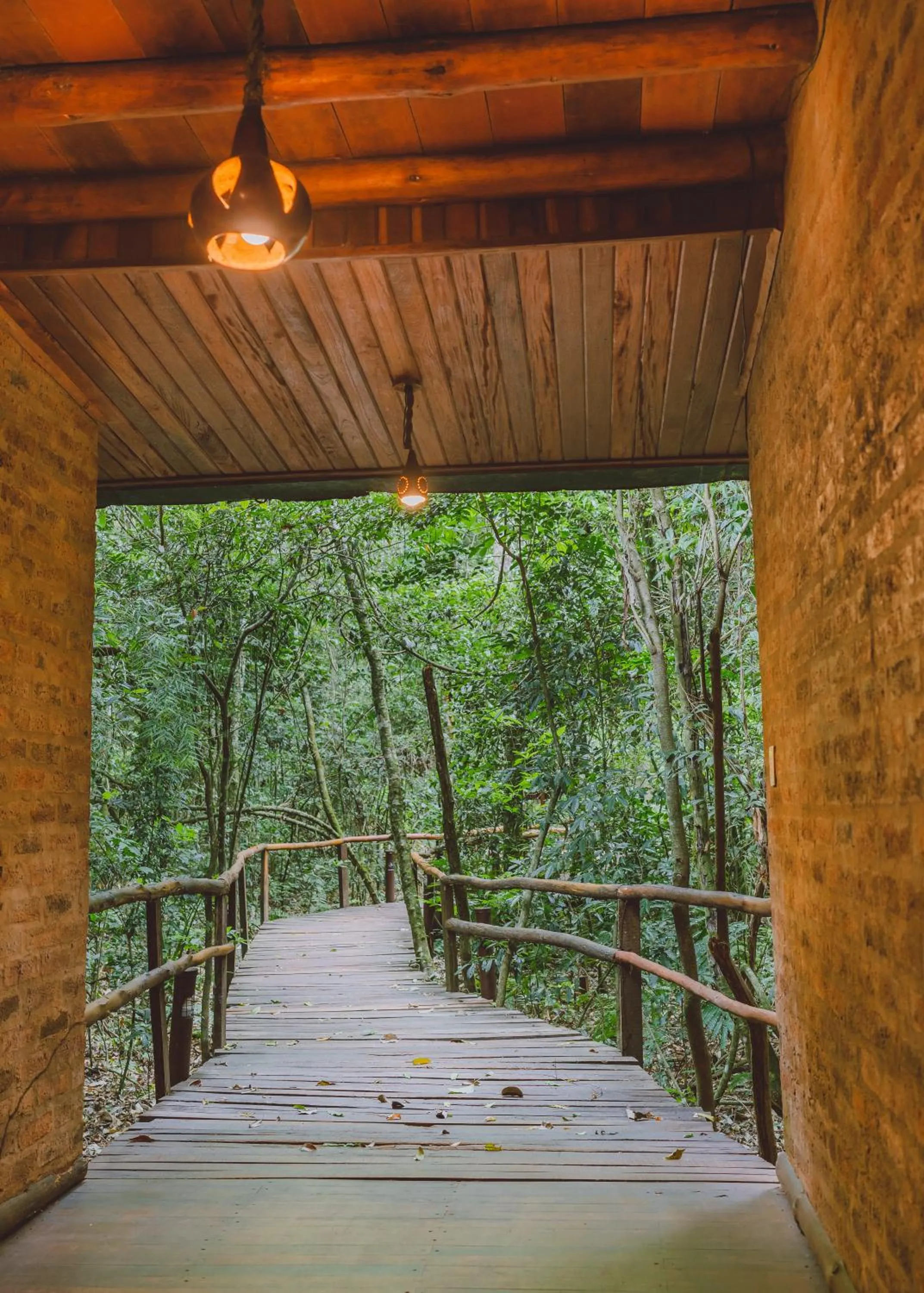 Natural landscape in La Aldea De La Selva Lodge