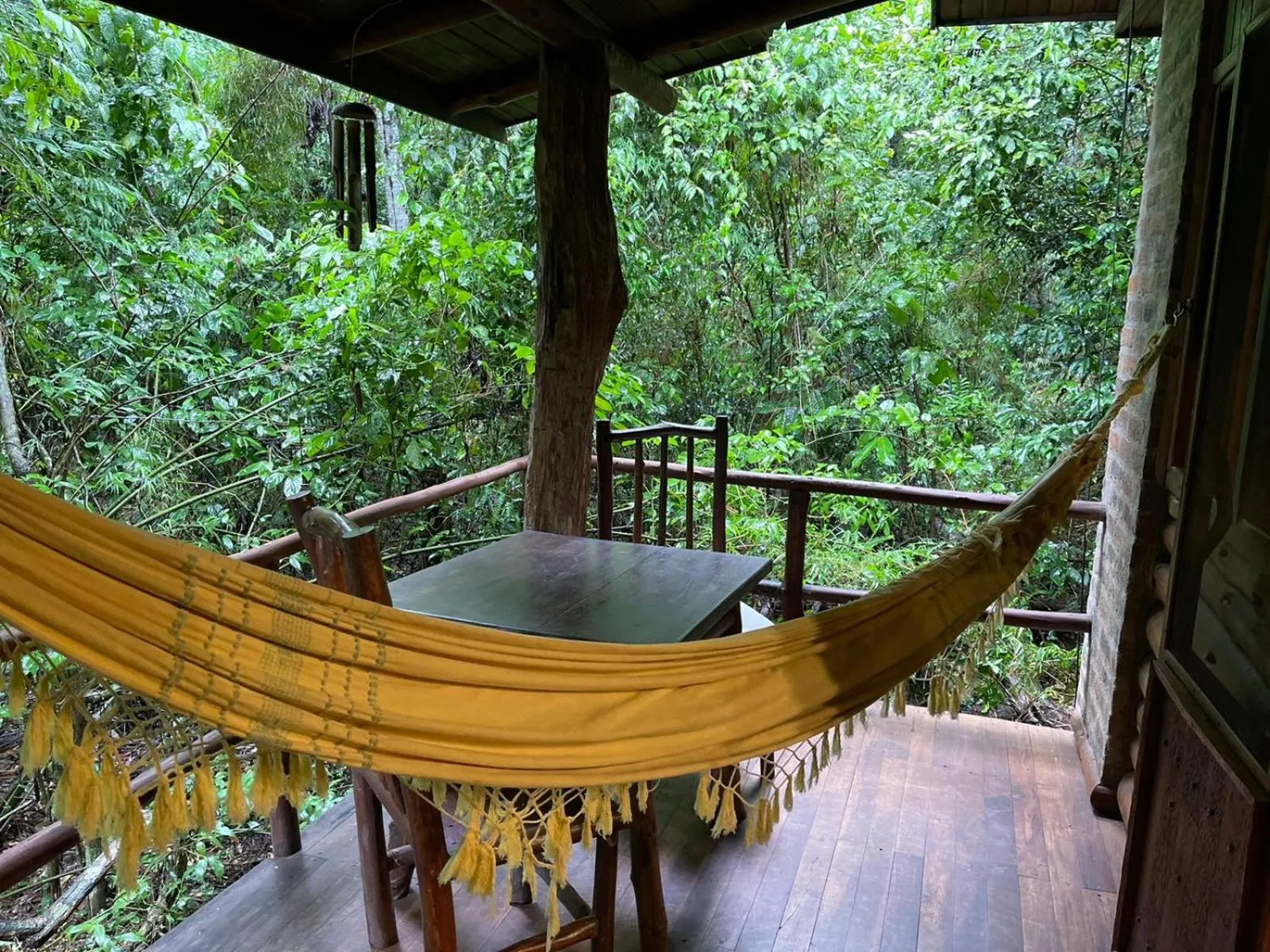 Balcony/Terrace in La Aldea De La Selva Lodge