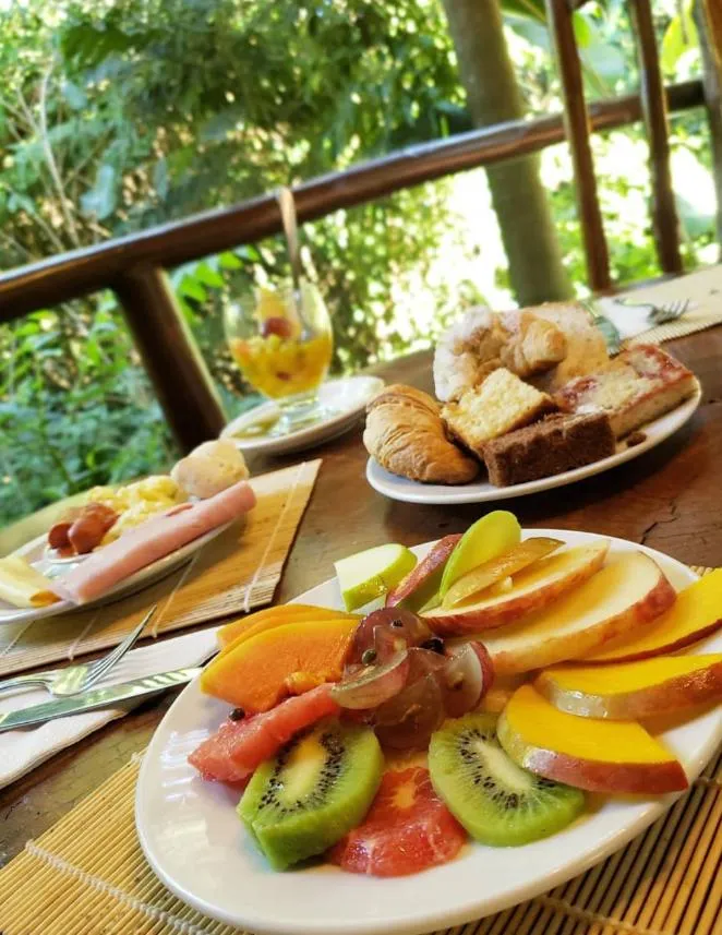 Breakfast in La Aldea De La Selva Lodge