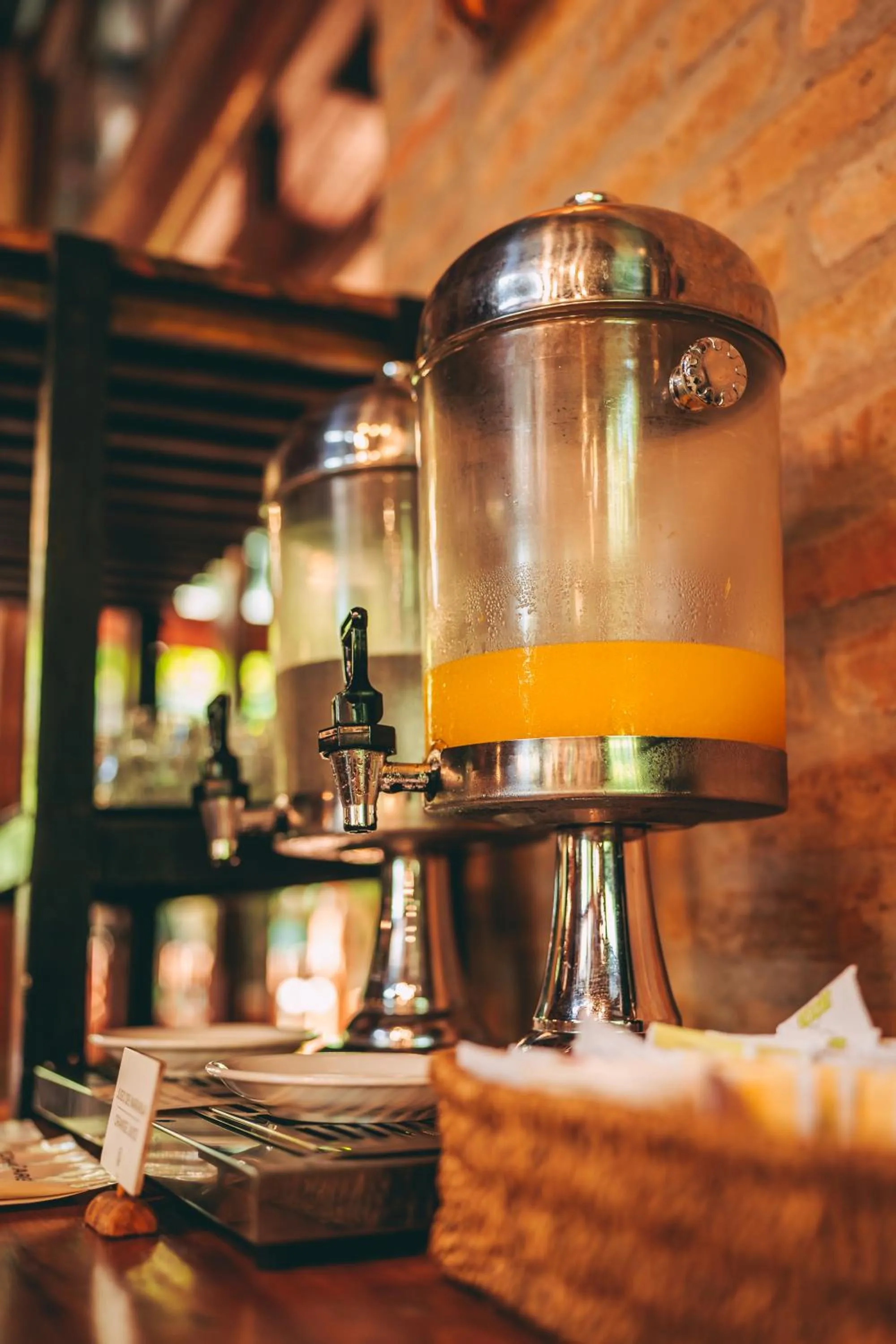 Food and drinks in La Aldea De La Selva Lodge