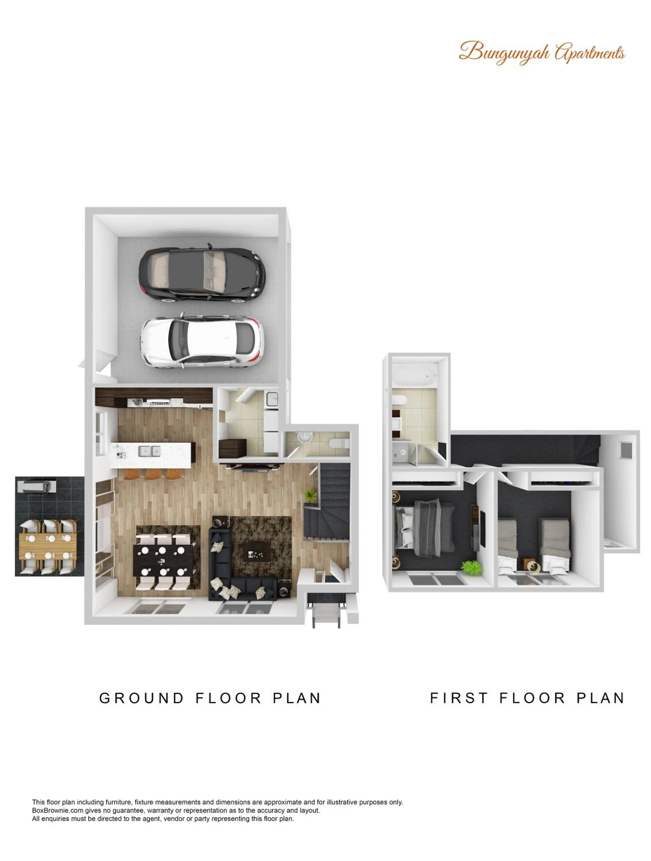 Floor plan in Bungunyah Apartments