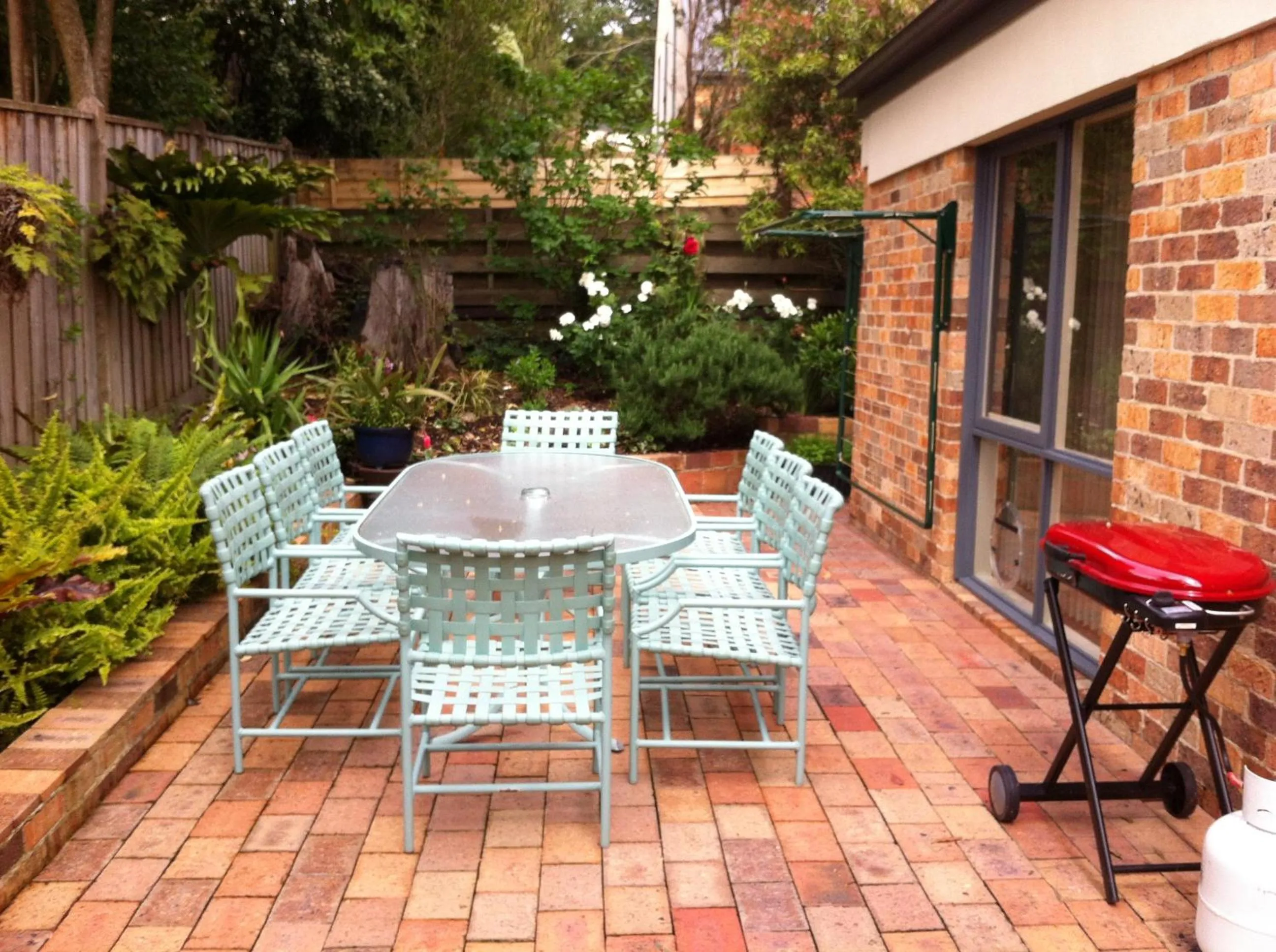 Patio in Bungunyah Apartments
