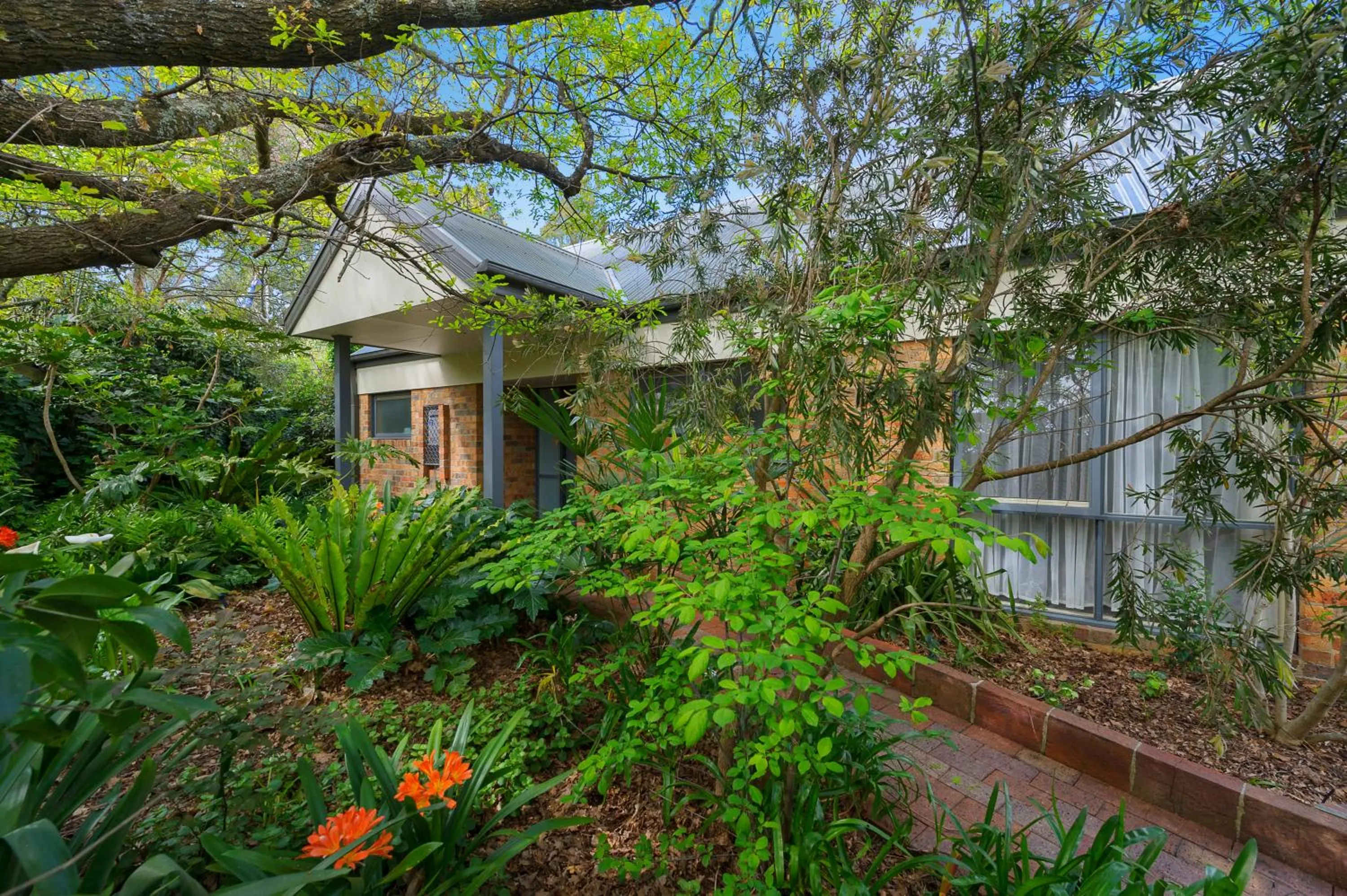 Garden view in Bungunyah Apartments
