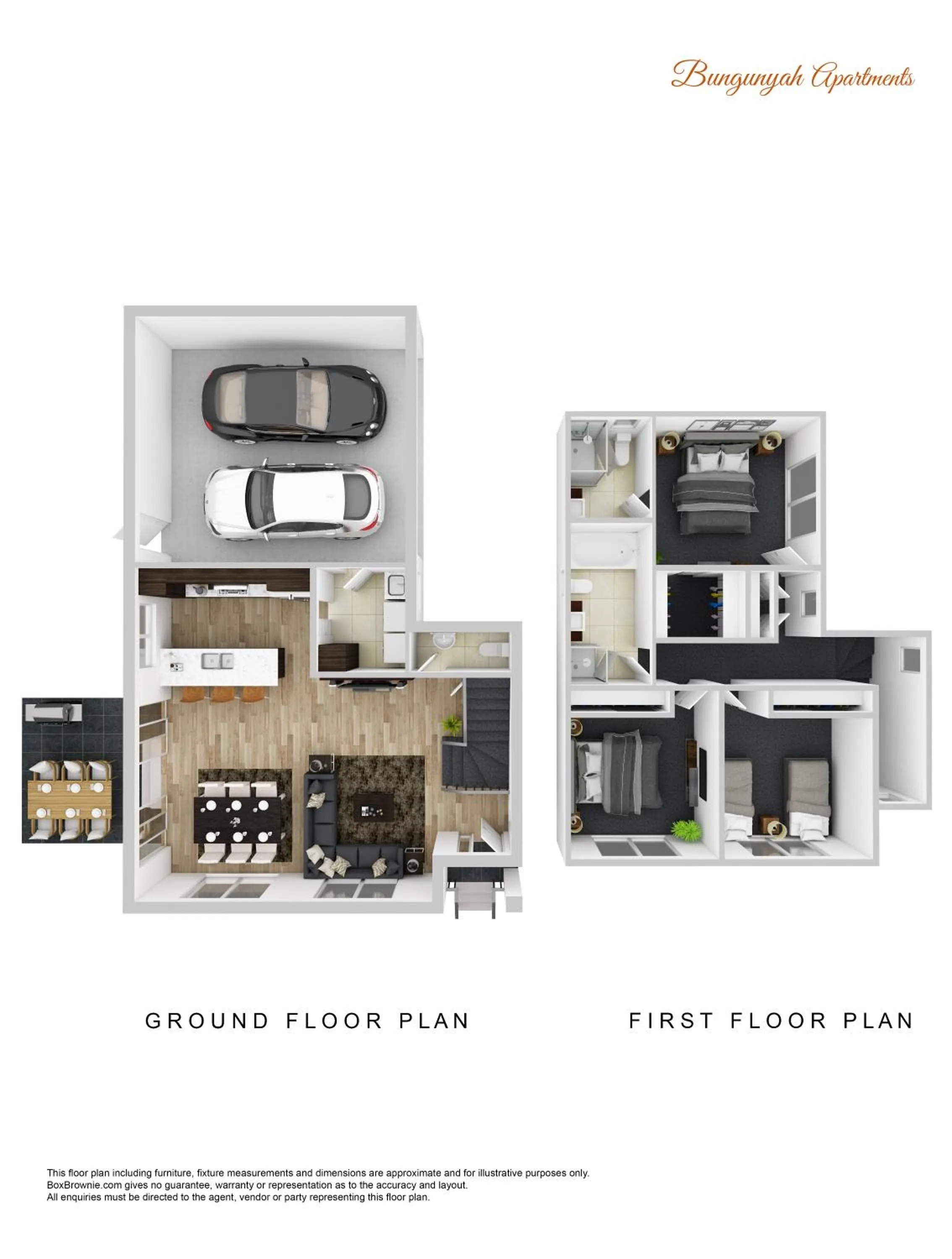 Floor plan in Bungunyah Apartments