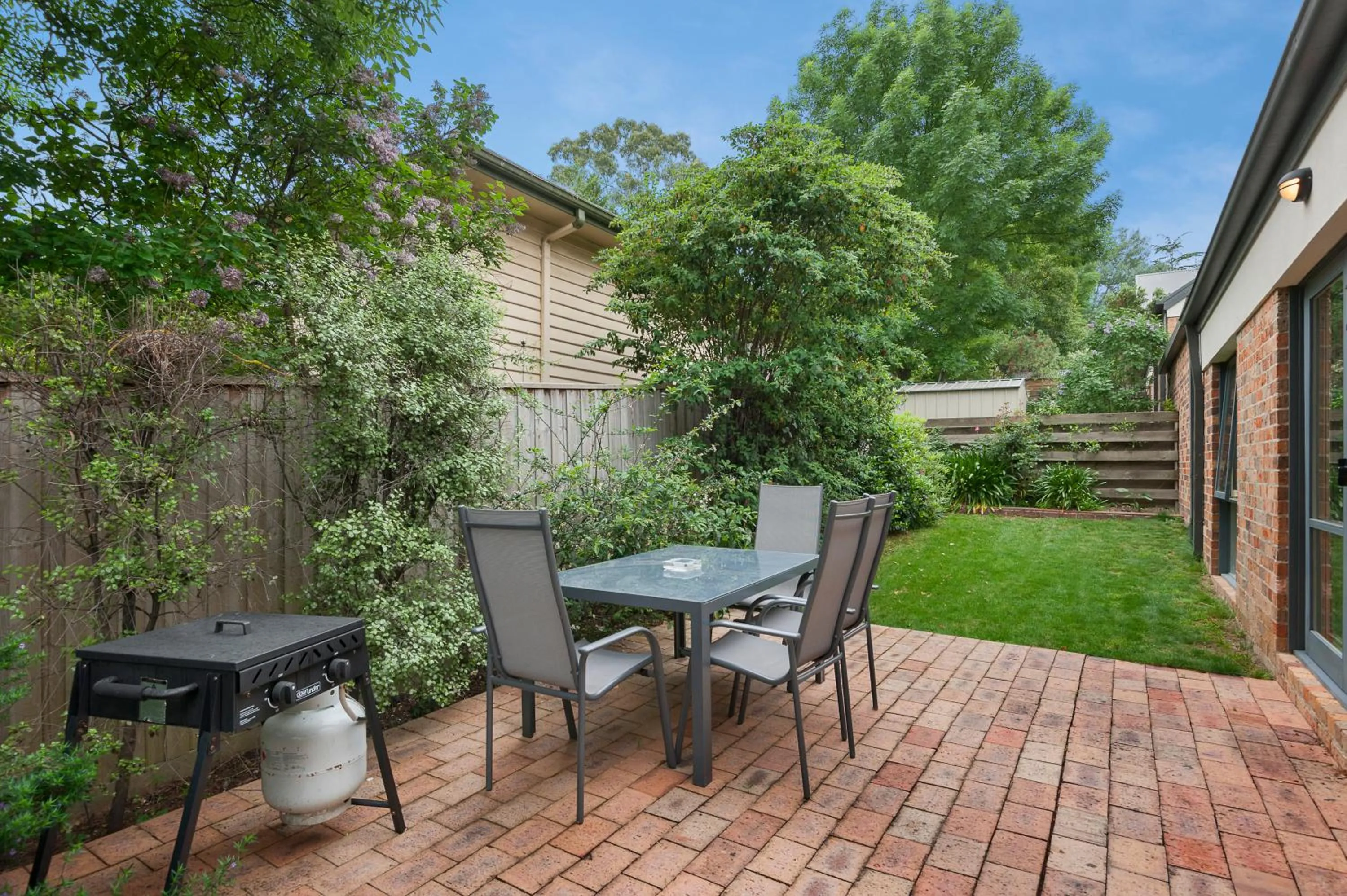Patio in Bungunyah Apartments