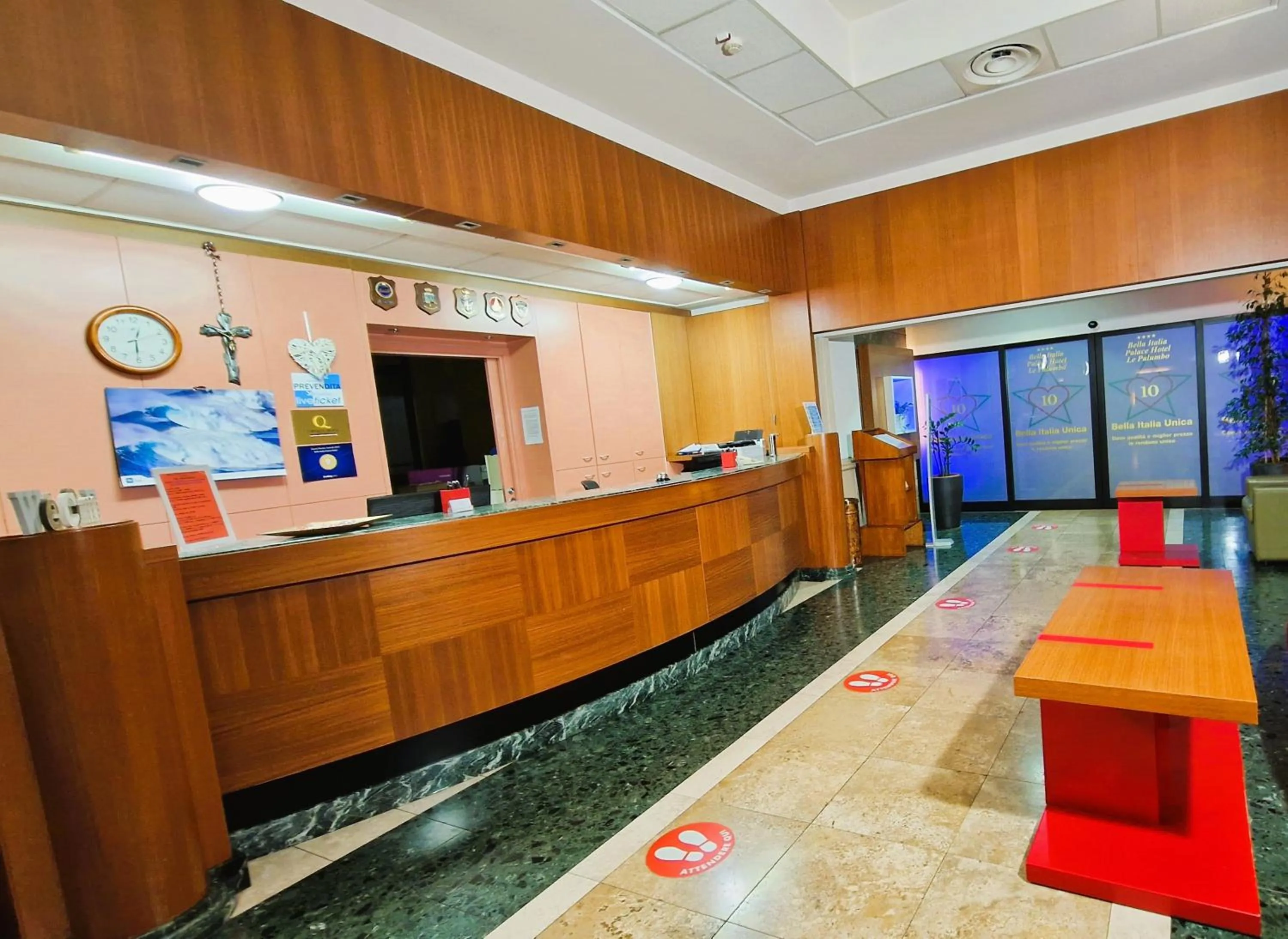 Lobby or reception in Bella Italia Palace Hotel