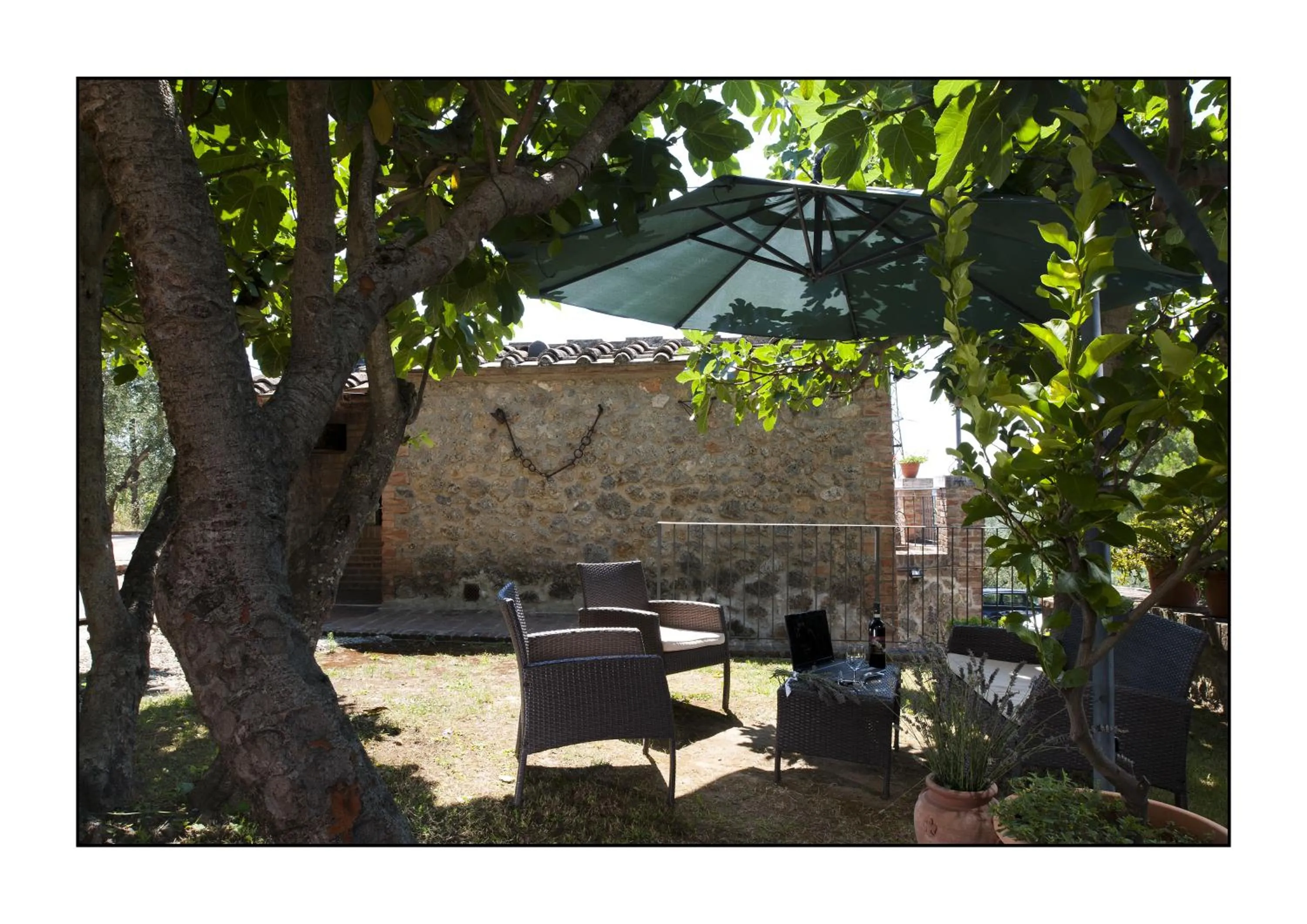 Garden in B&B Casale Virgili