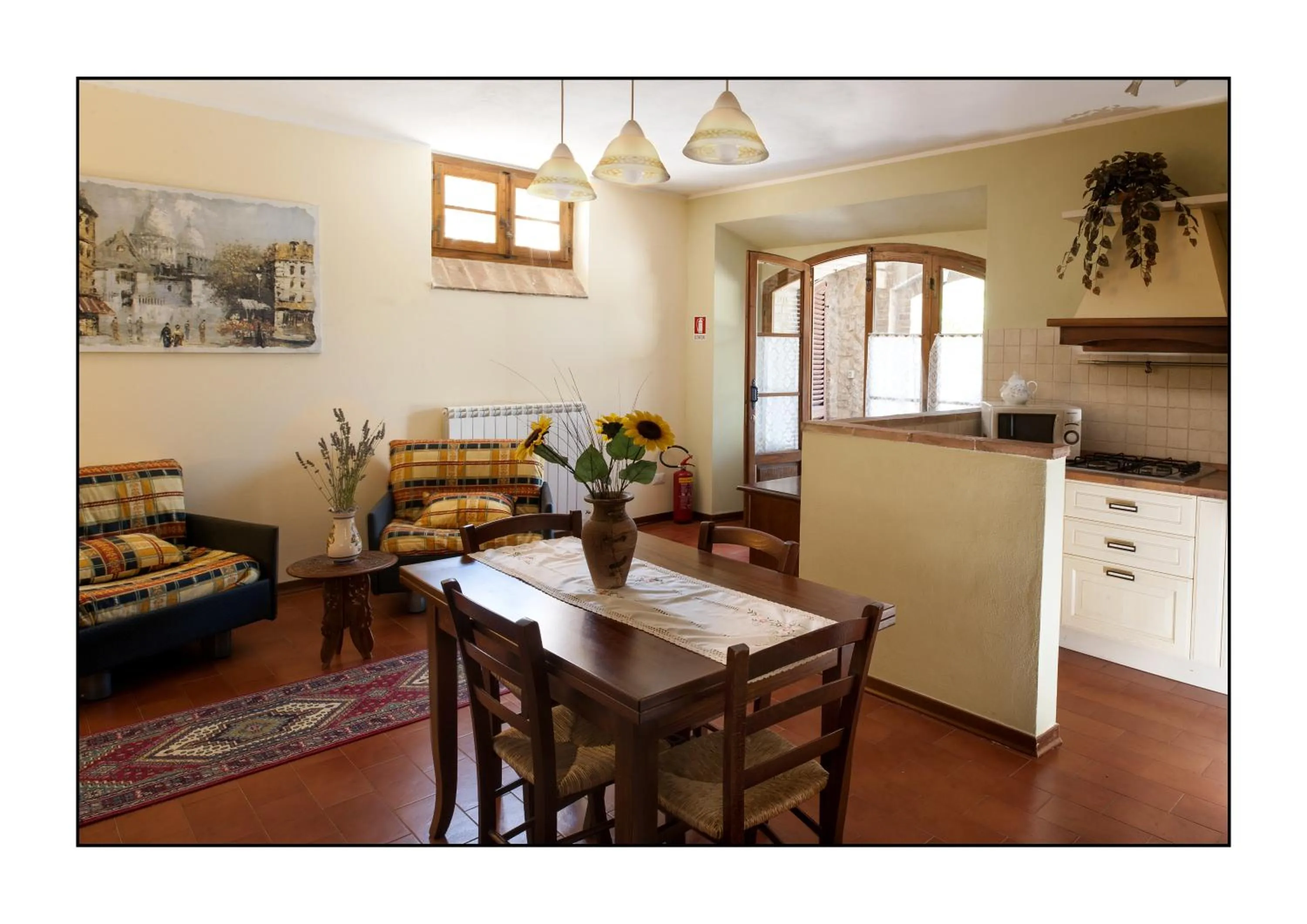 Kitchen or kitchenette in B&B Casale Virgili