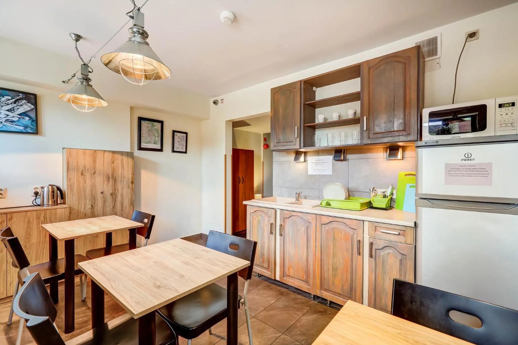 Communal kitchen in Smart2Stay Pod Lipami