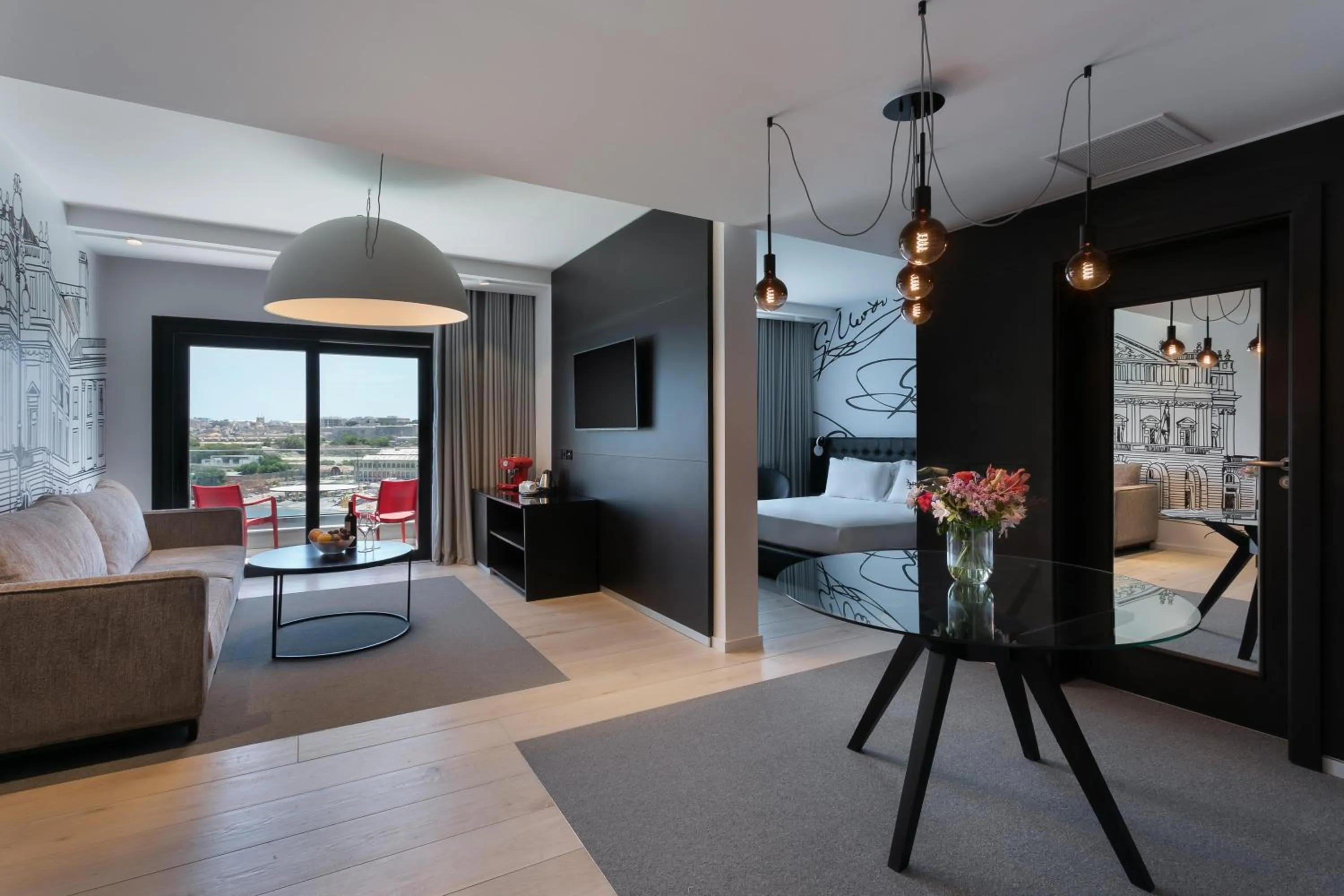 Photo of the whole room, Bed in Verdi Gzira Promenade