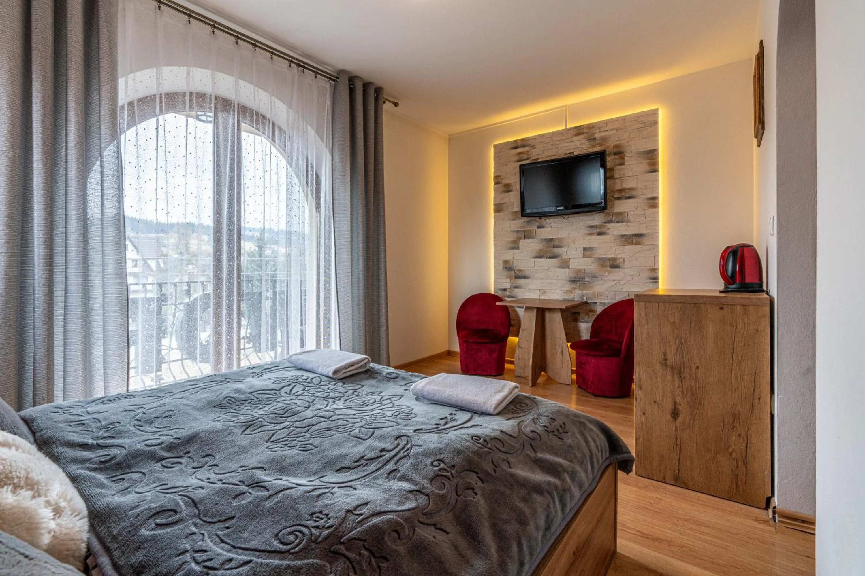 Bed in Leśny Dworek Biały Dunajec