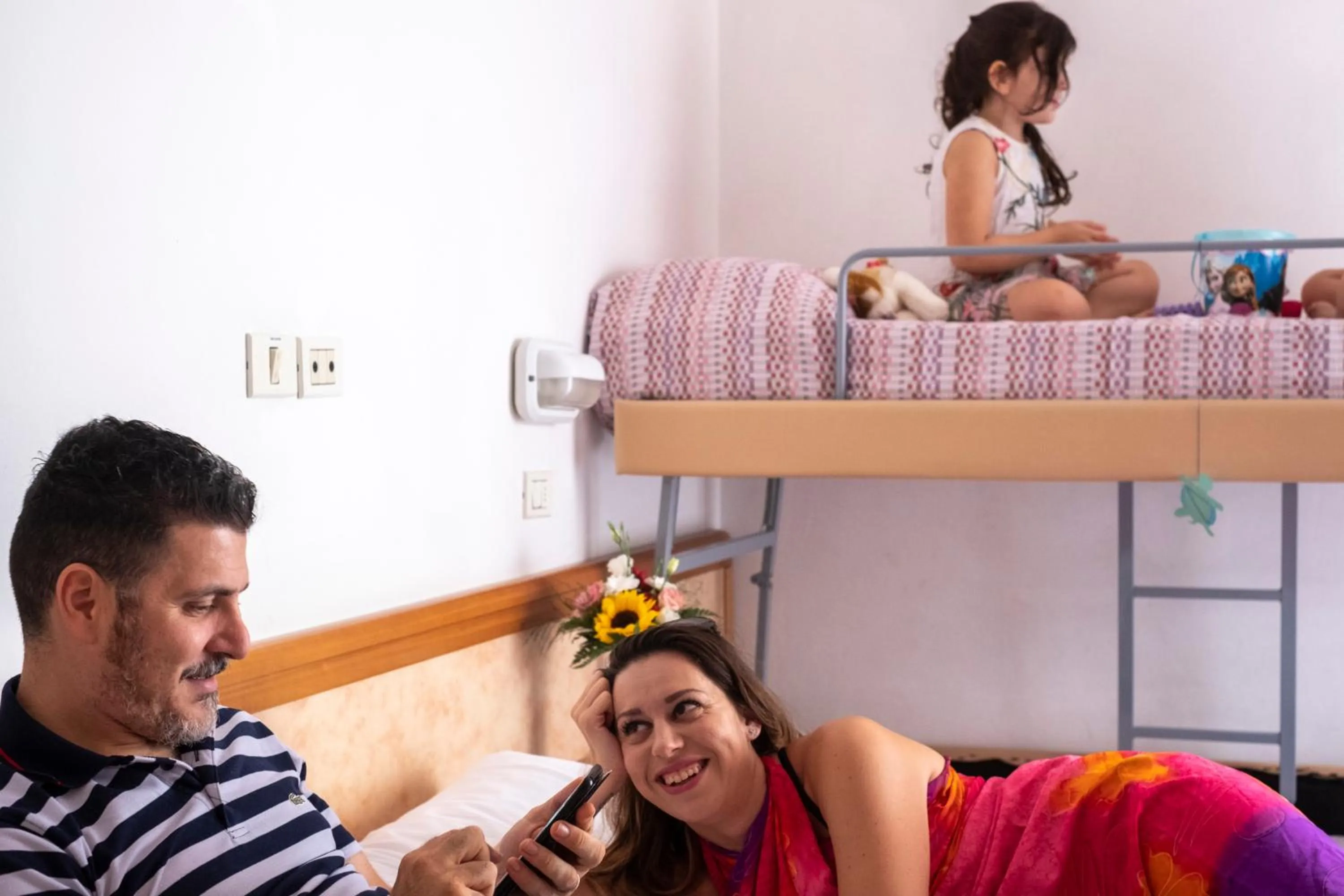 Landmark view, Bed in Hotel Holland