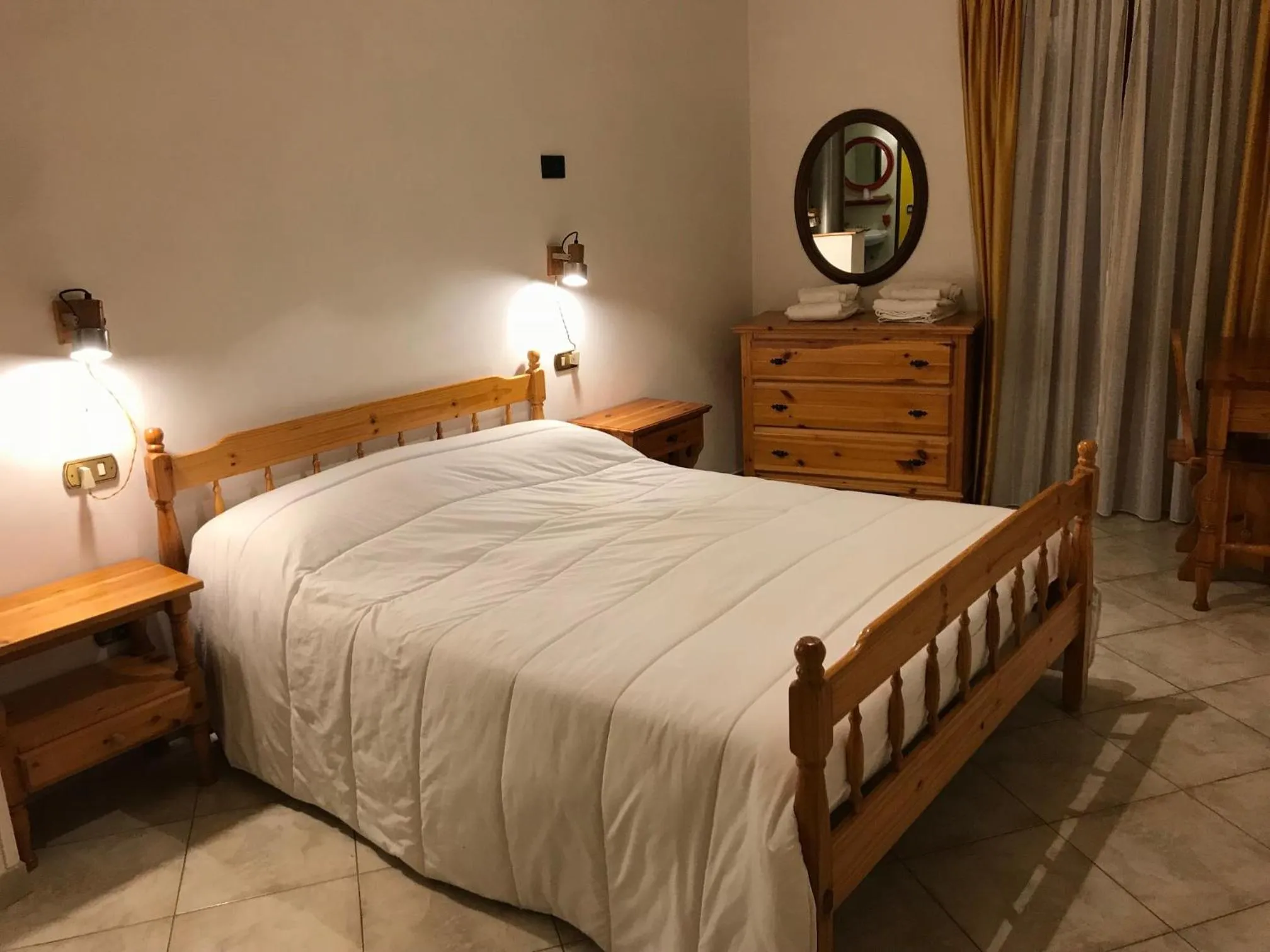 Bed in Hotel Panoramico