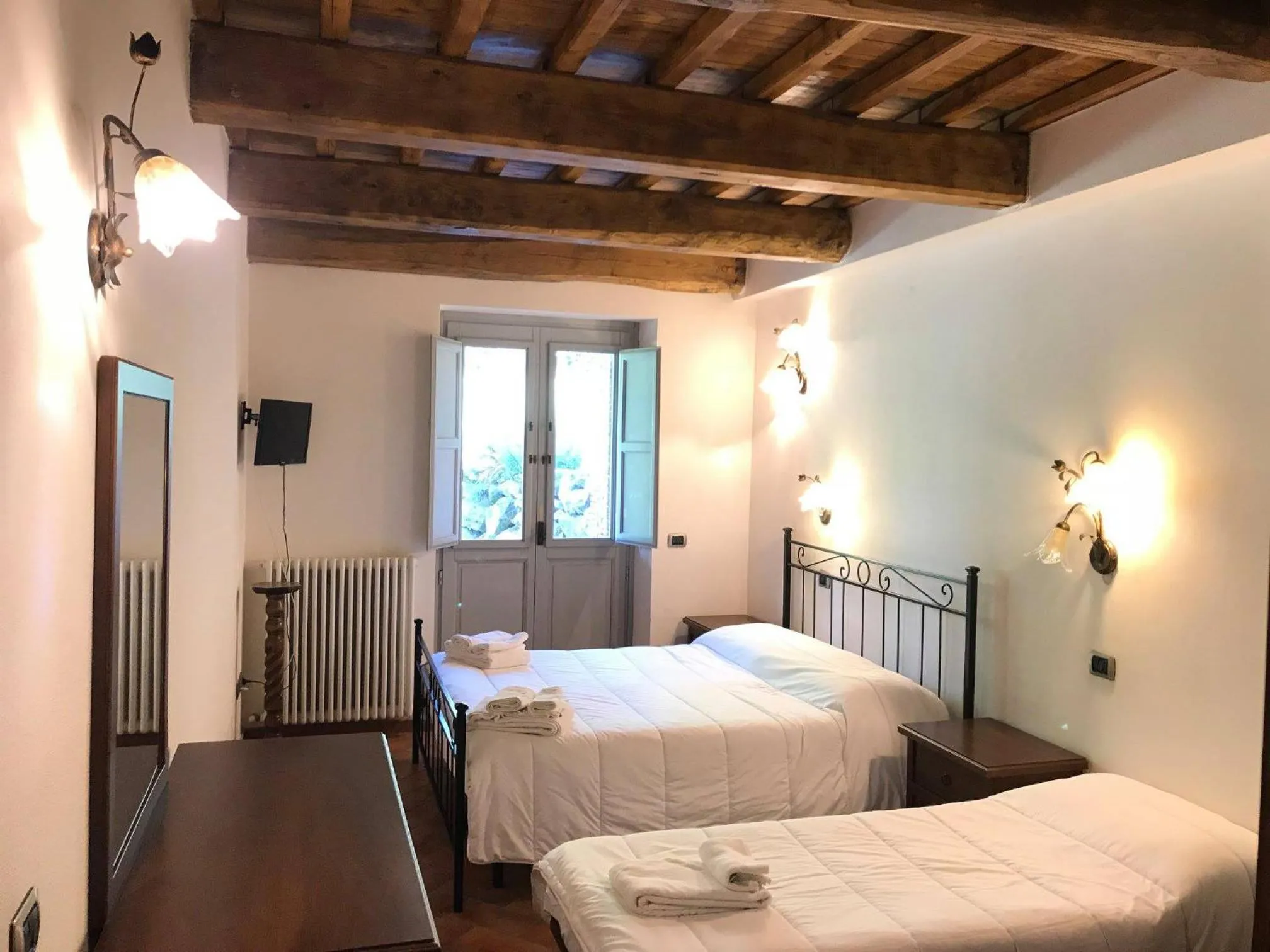 Bed in Hotel Panoramico