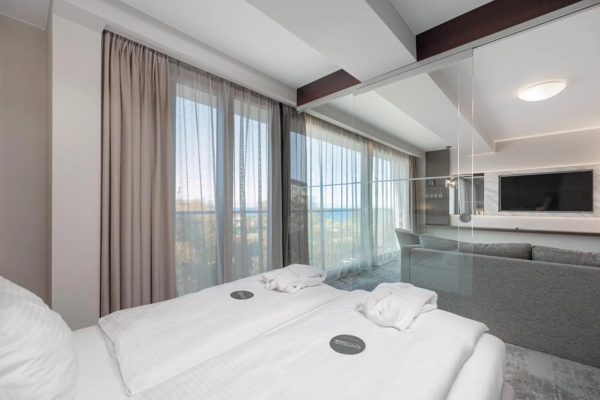 Bed in Marine Hotel by Zdrojowa