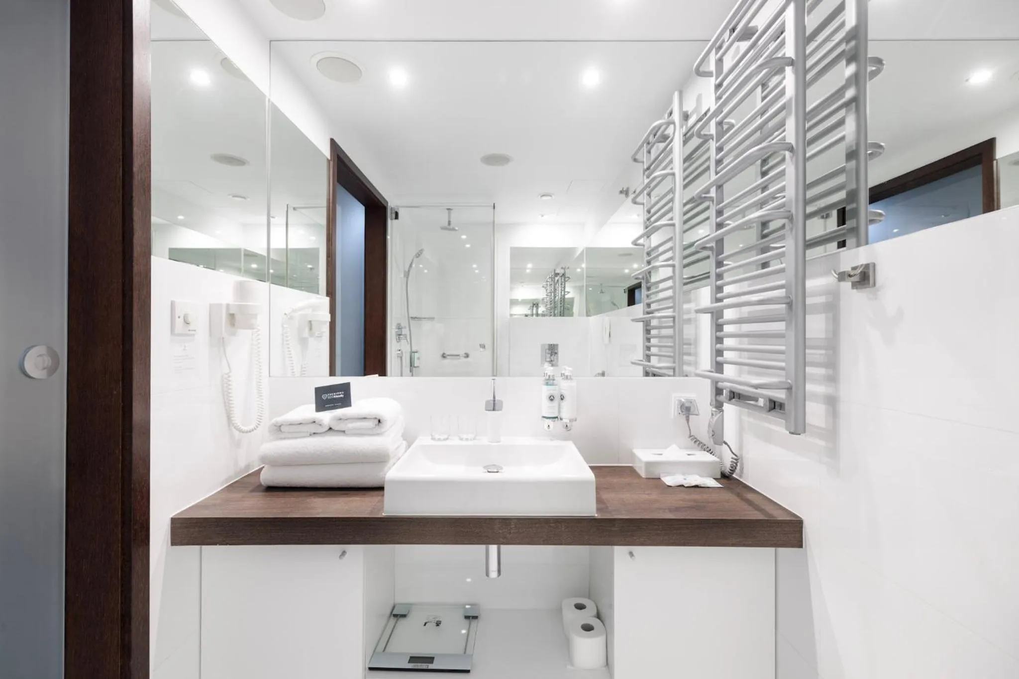 Bathroom in Marine Hotel by Zdrojowa