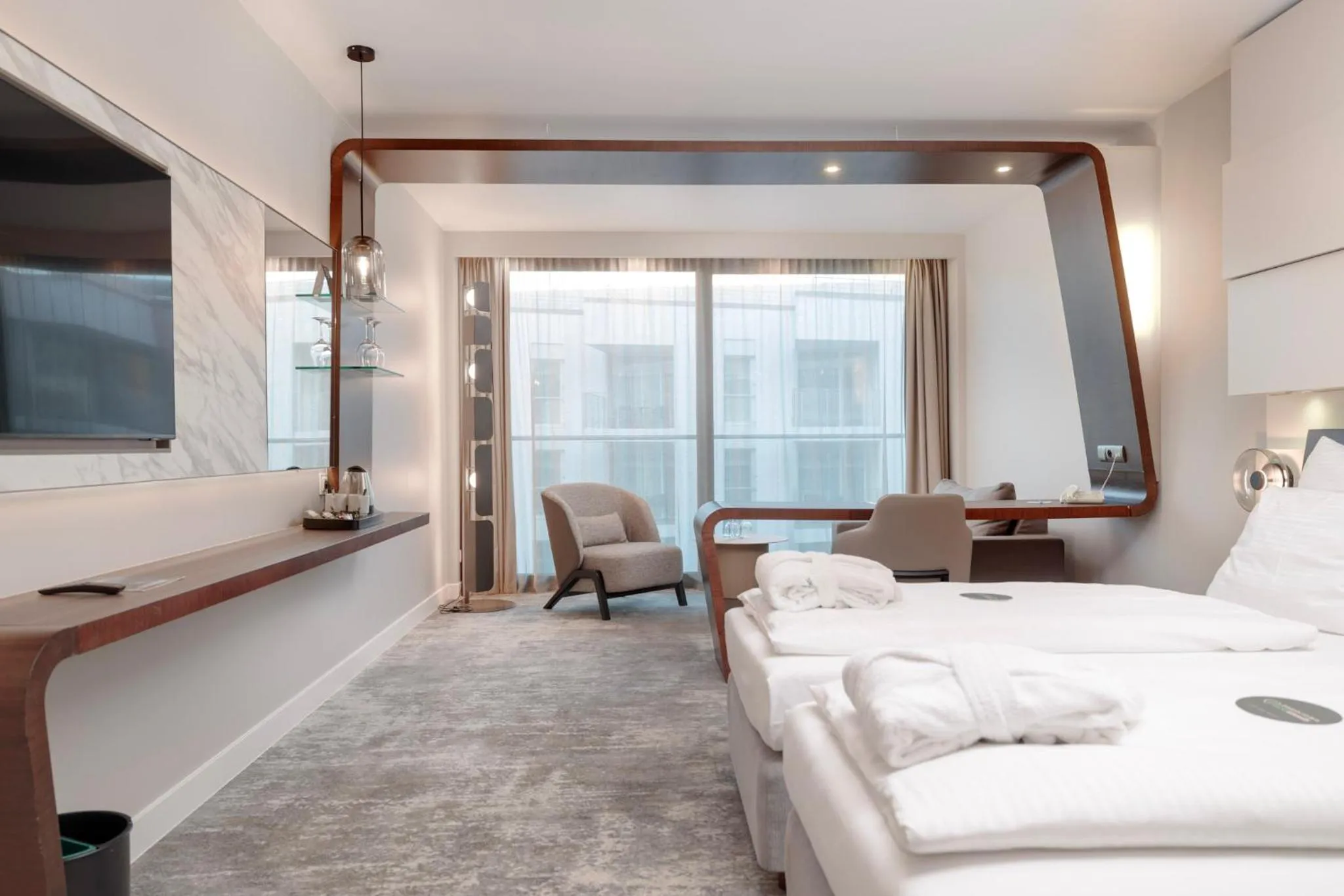 Bed in Marine Hotel by Zdrojowa