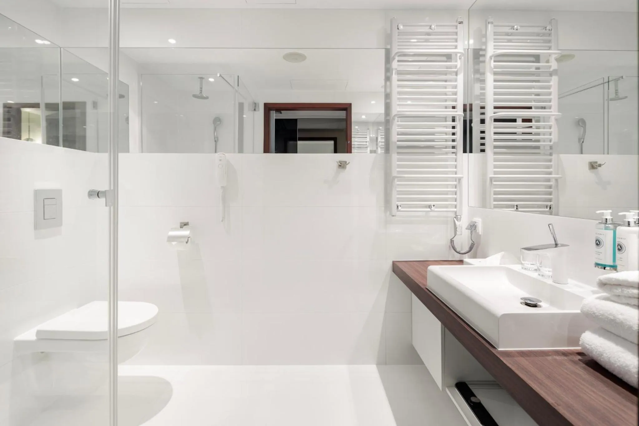 Bathroom in Marine Hotel by Zdrojowa