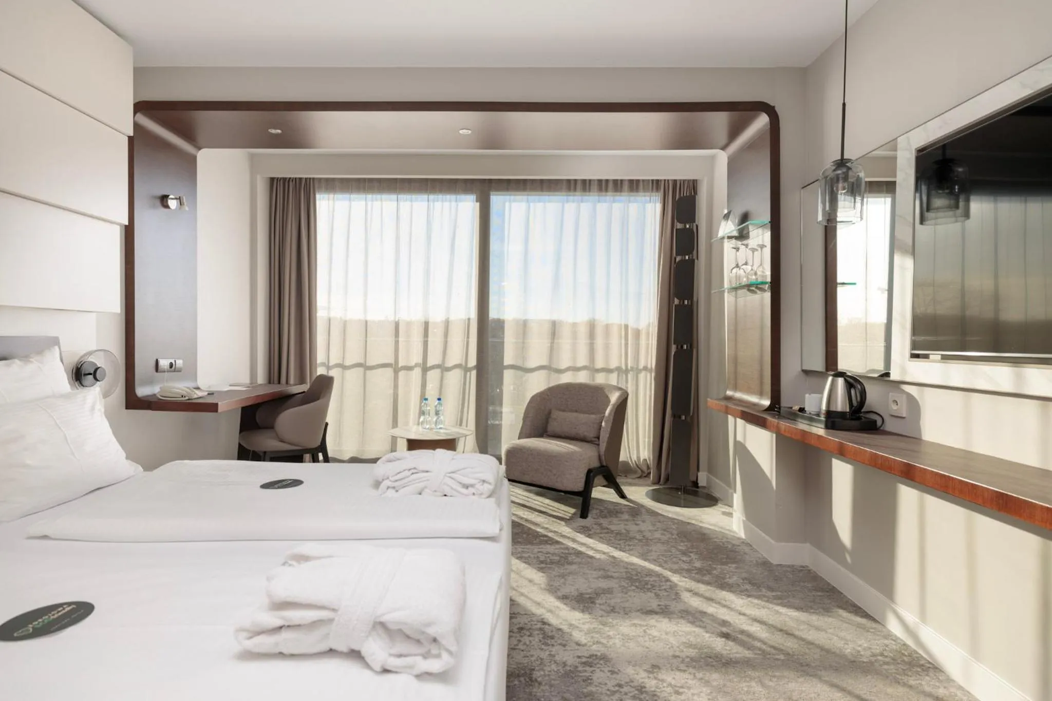 Bed in Marine Hotel by Zdrojowa