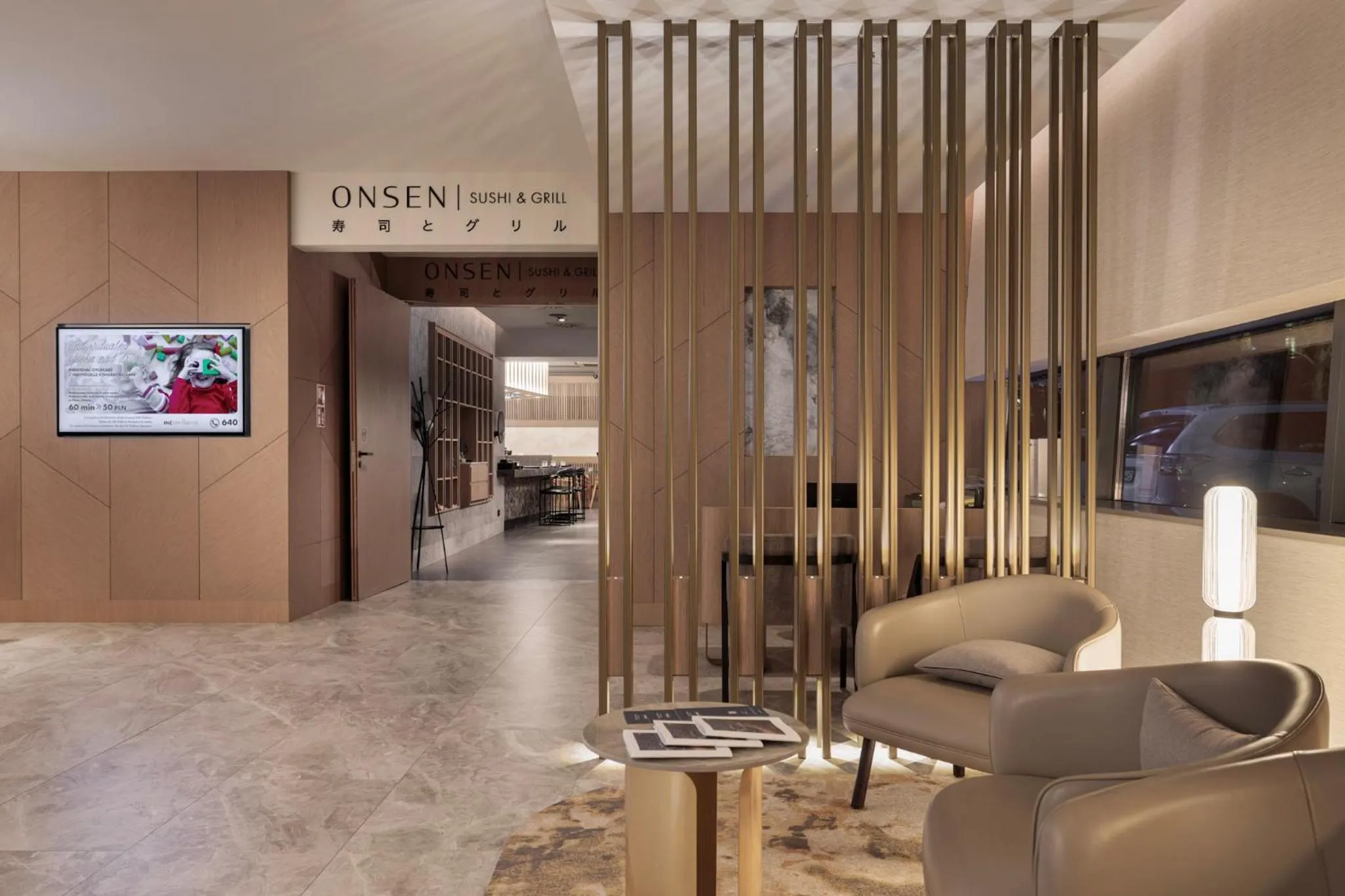 Lobby or reception in Marine Hotel by Zdrojowa