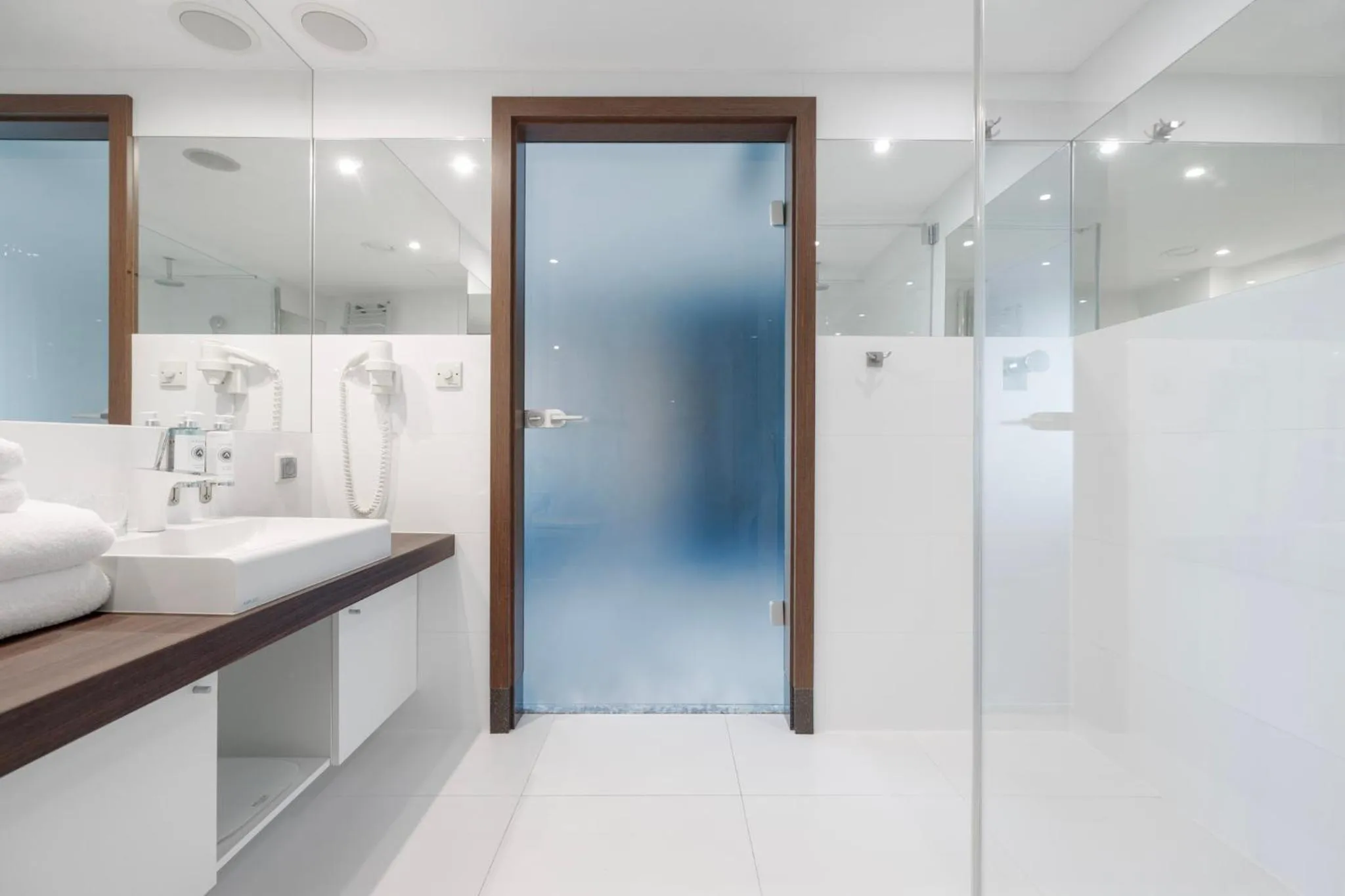 Bathroom in Marine Hotel by Zdrojowa