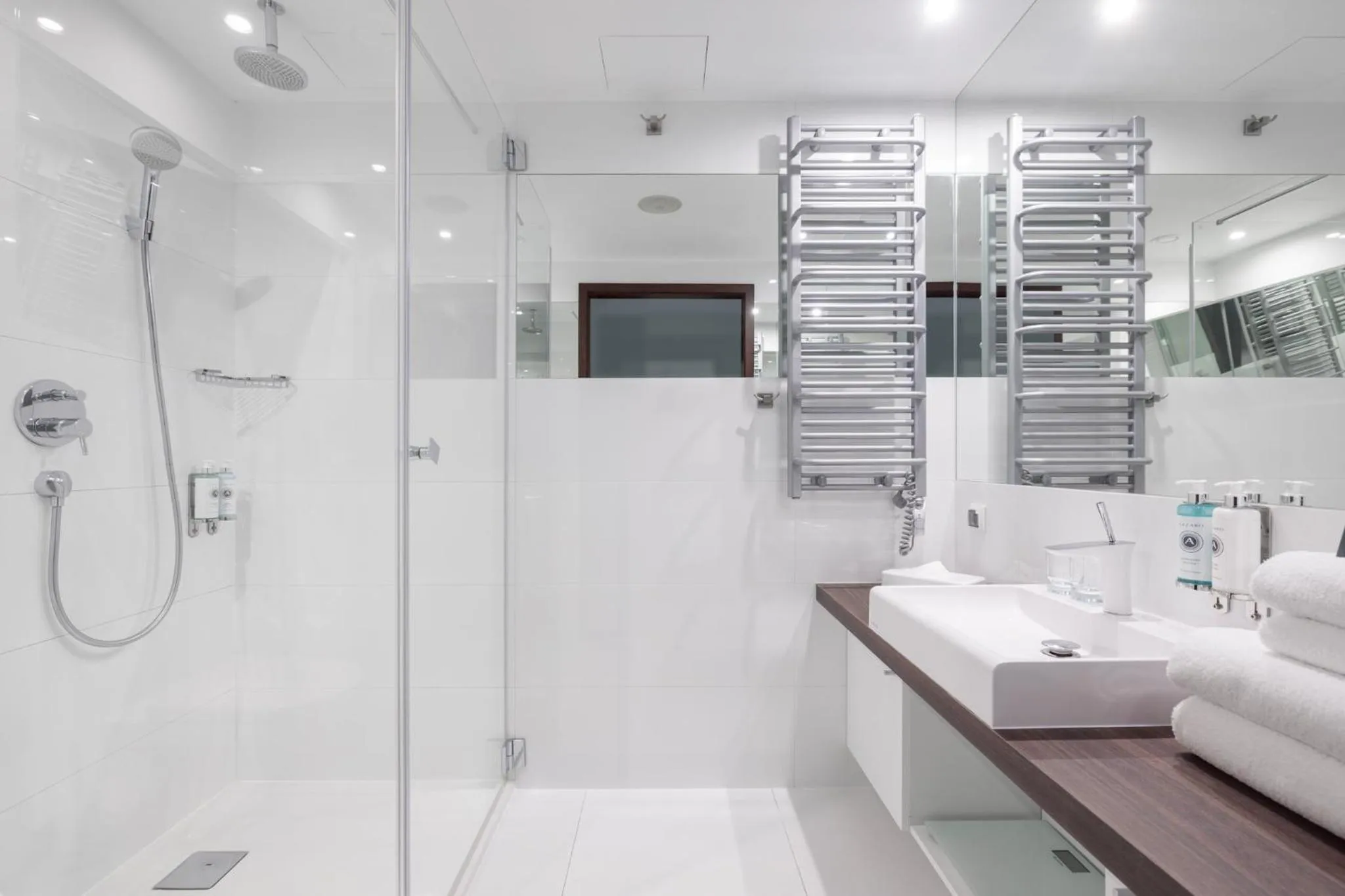 Bathroom in Marine Hotel by Zdrojowa