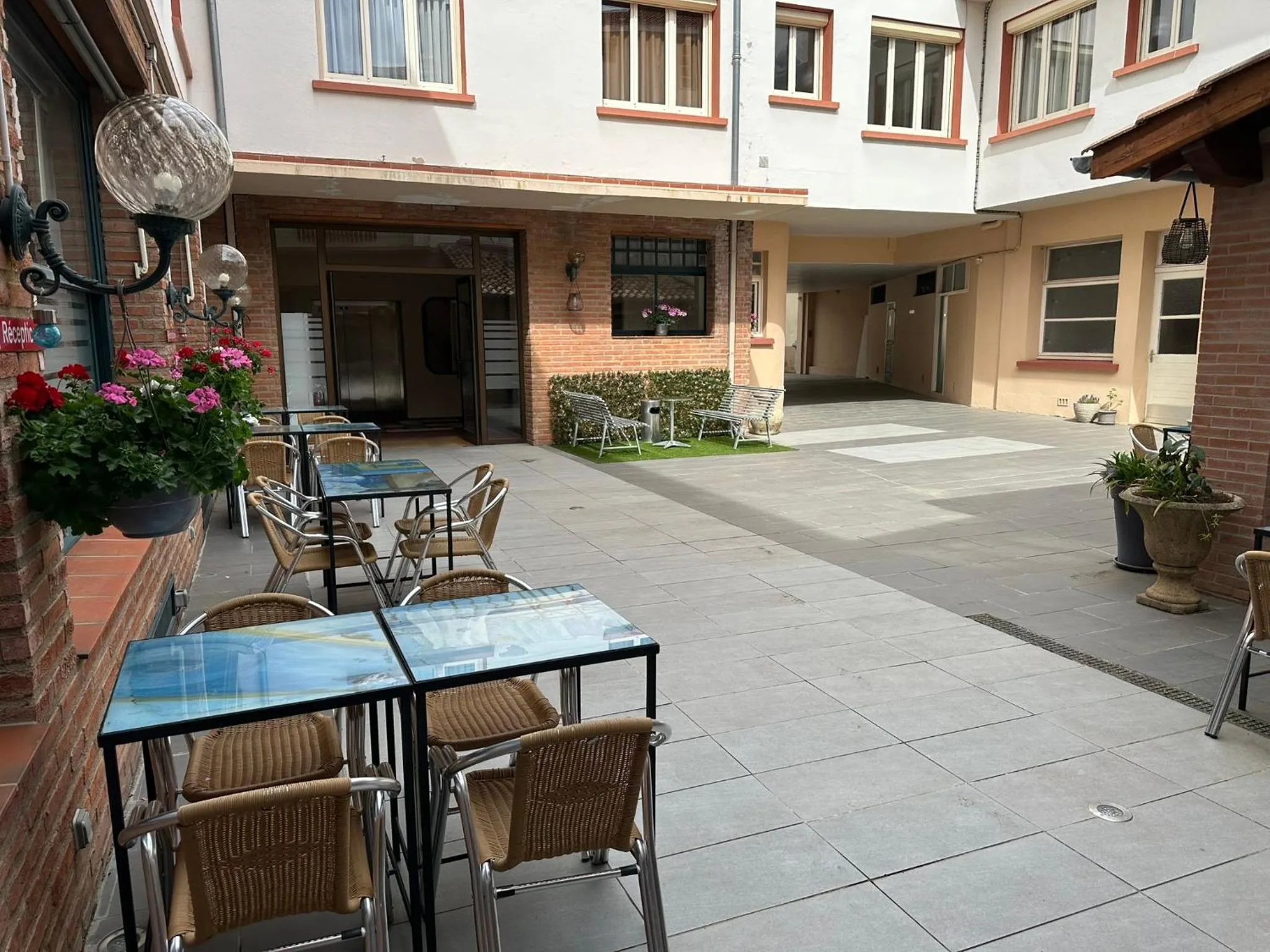 Patio in Hotel Chiffre