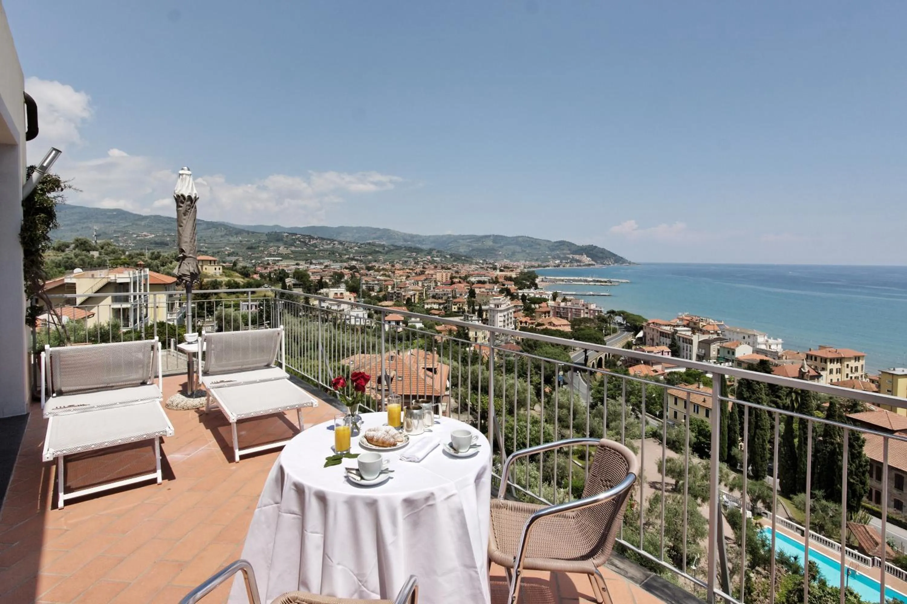 Balcony/Terrace in Hotel Metropol