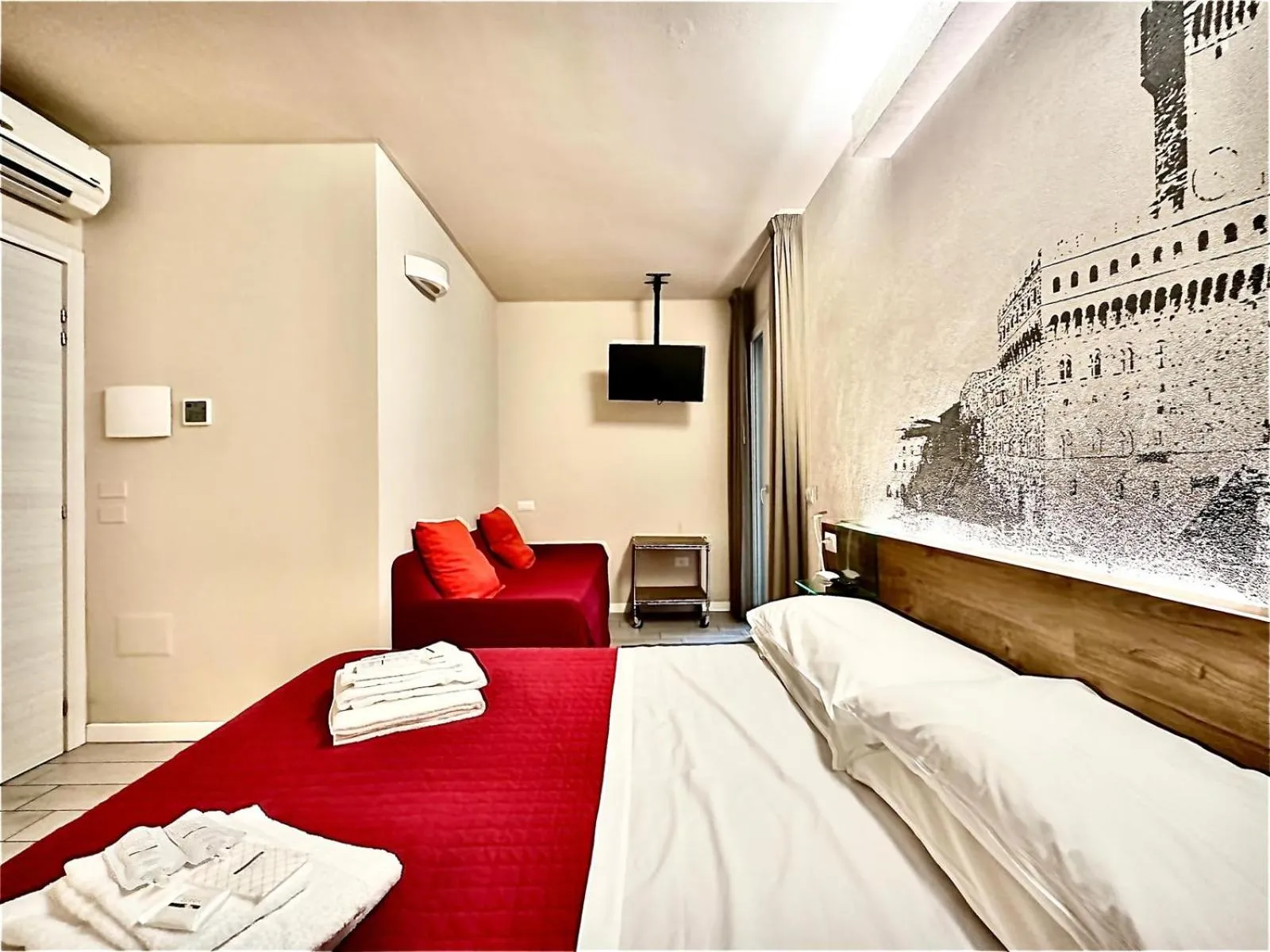 Bed in B&B Santa Maria Novella