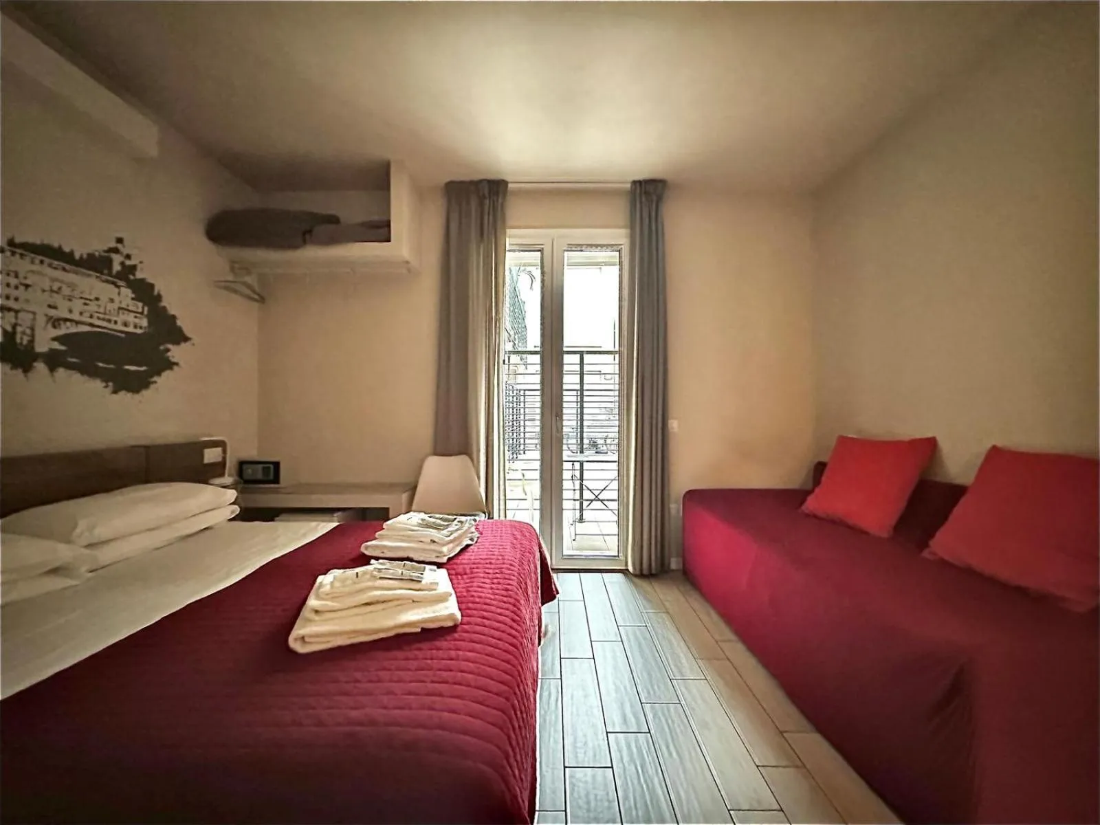 Bed in B&B Santa Maria Novella