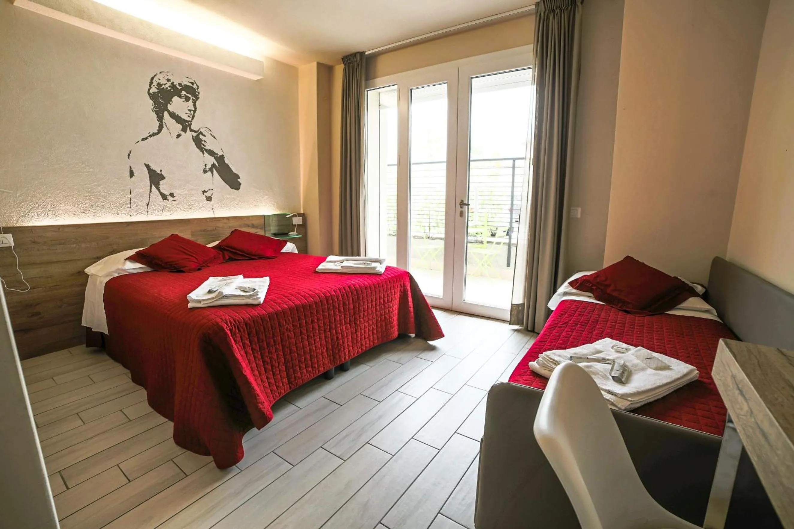 Bed in B&B Santa Maria Novella