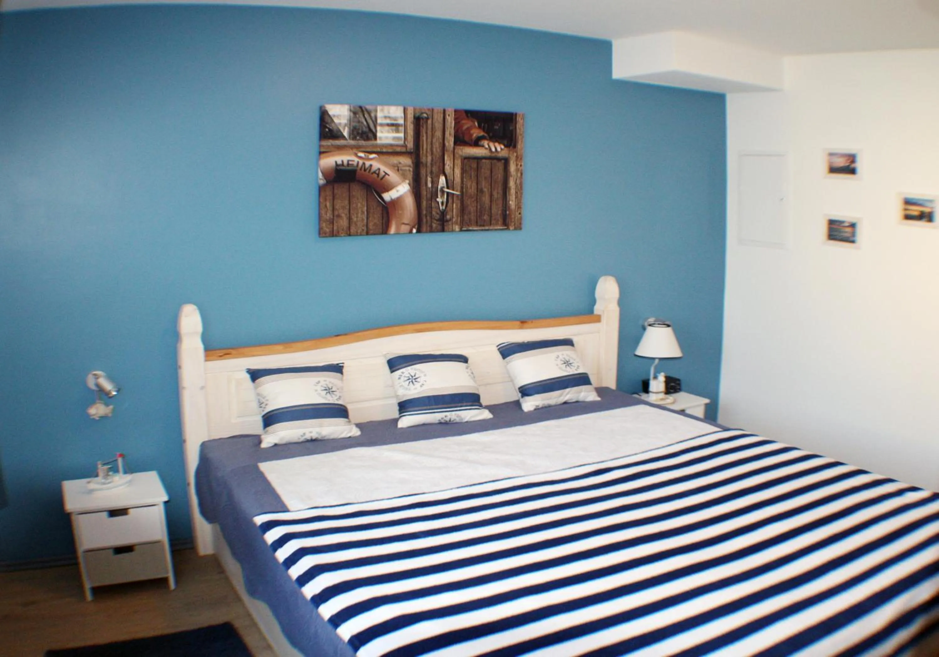 Bed in Prise1 Ferienwohnung Breege