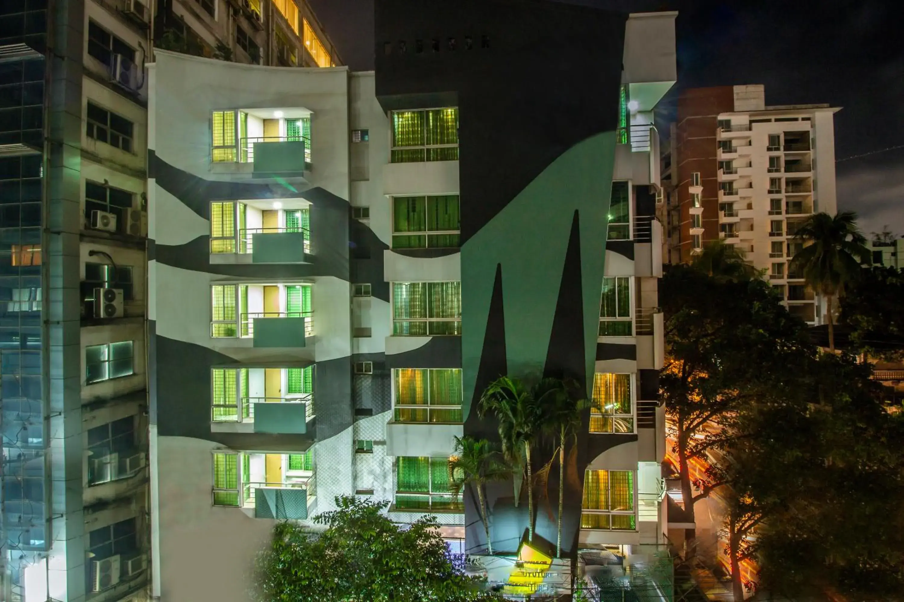 Property building in Rafflesia Serviced Apartments Property building in Rafflesia Serviced Apartments