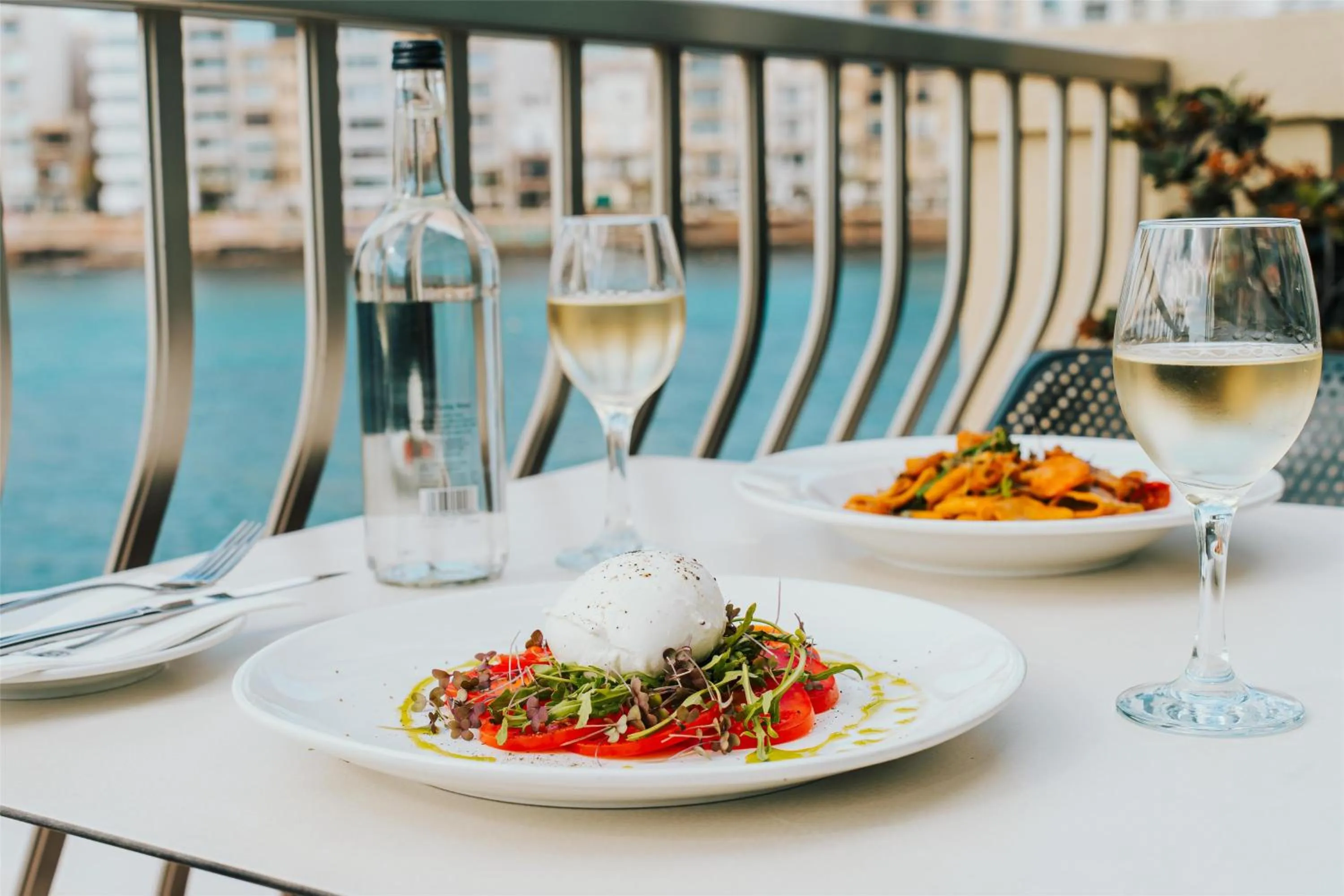 Food and drinks in Cavalieri Hotel Malta, a member of Radisson Individuals