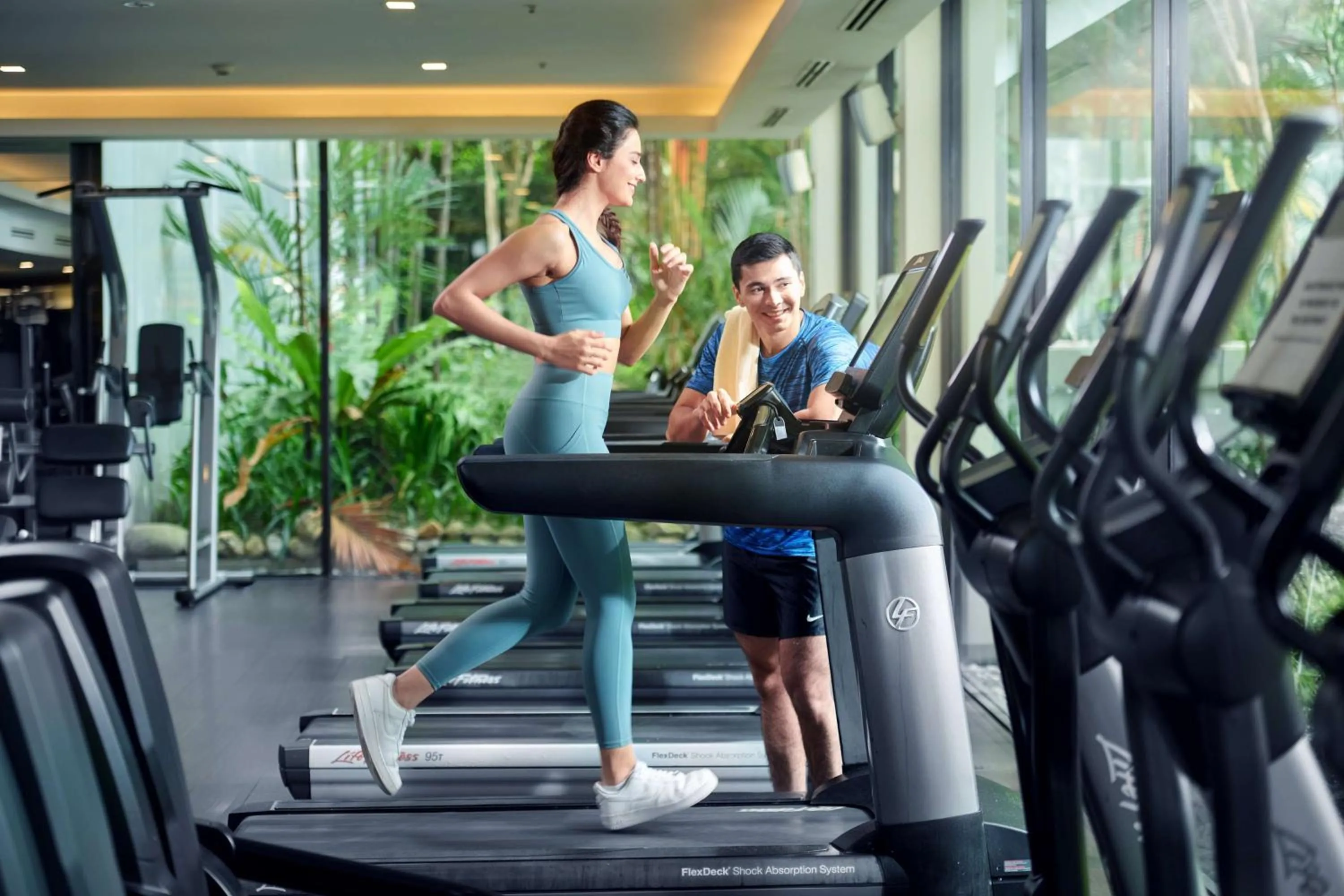 Fitness centre/facilities in Shangri-La Kuala Lumpur