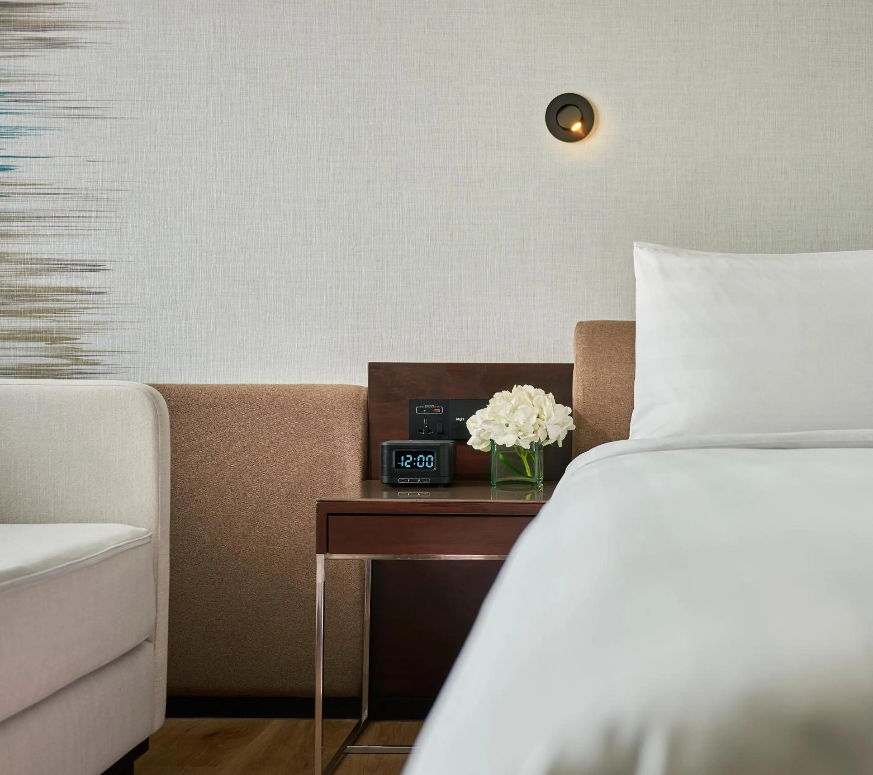 Bed in Traders Hotel, Kuala Lumpur