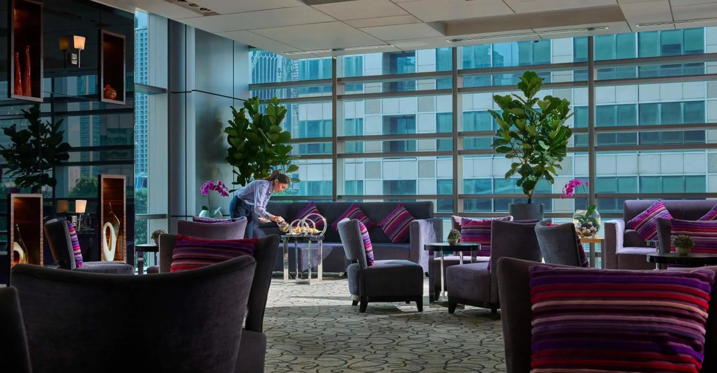 Lounge or bar in Traders Hotel, Kuala Lumpur Lounge or bar in Traders Hotel, Kuala Lumpur