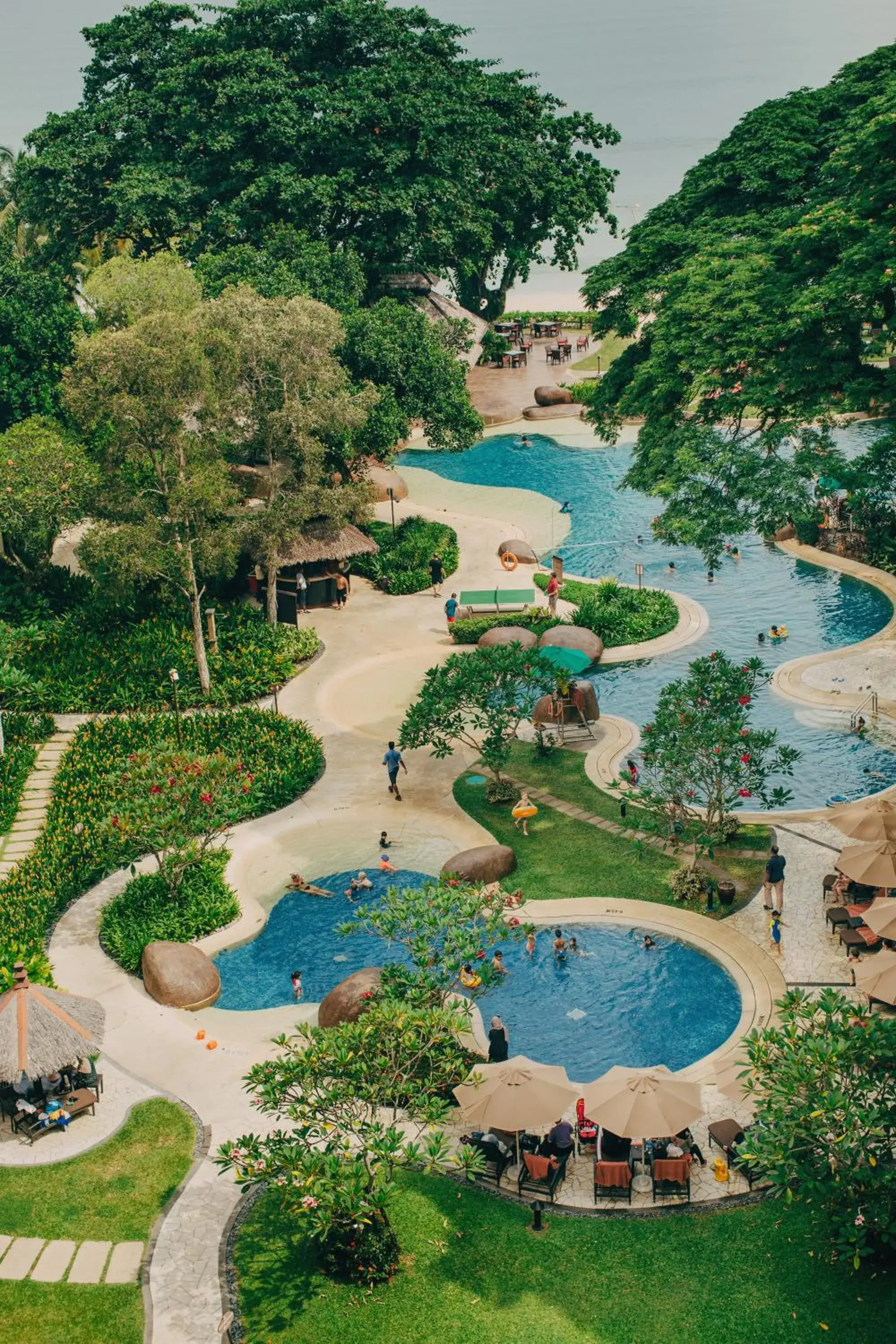 Pool View in Shangri-La Rasa Sayang, Penang