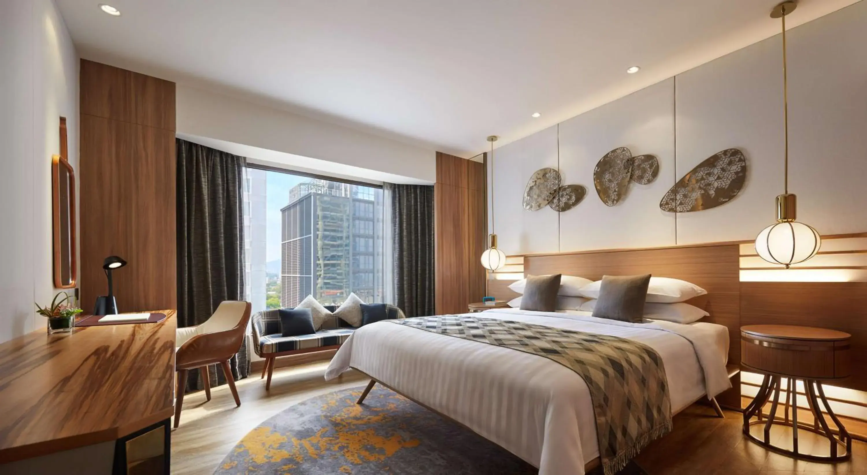 Shower, Bed in JEN Penang Georgetown by Shangri-La Shower, Bed in JEN Penang Georgetown by Shangri-La