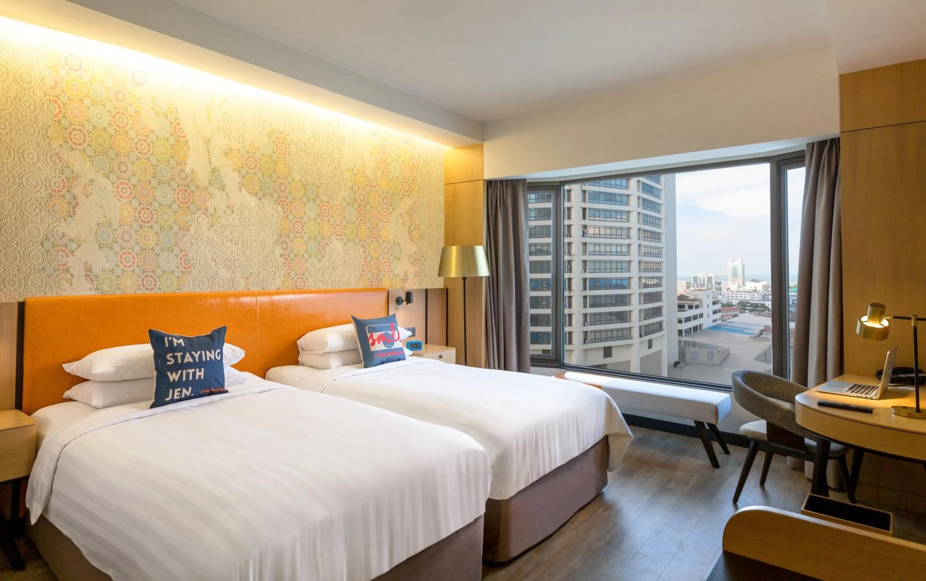 Decorative detail, Bed in JEN Penang Georgetown by Shangri-La