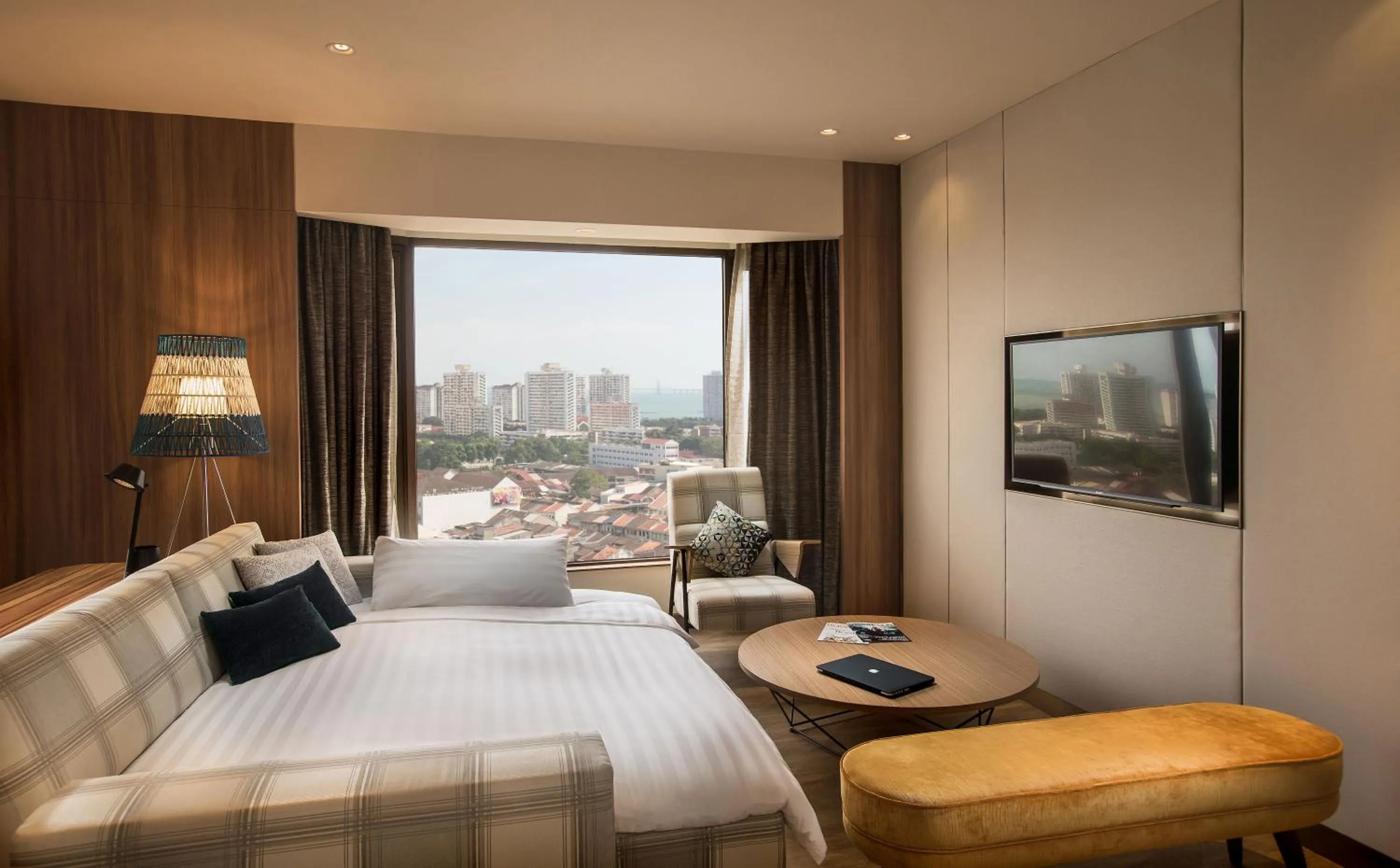 Living room, Bed in JEN Penang Georgetown by Shangri-La