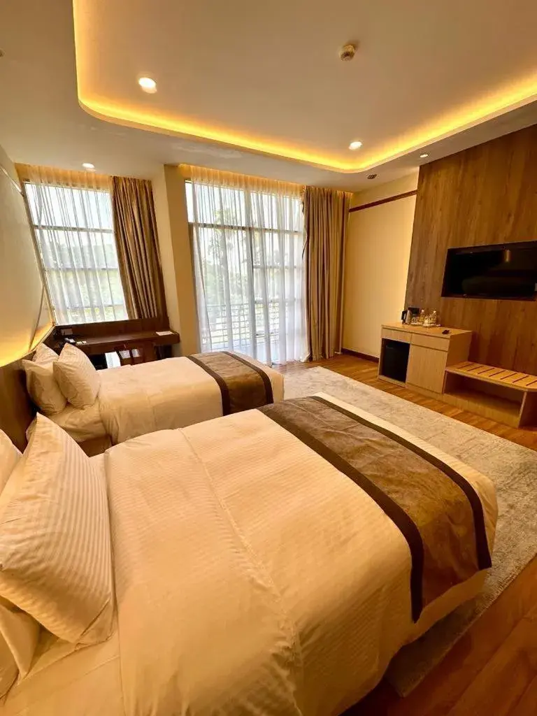 Bed in PULSE GRANDE Hotel Putrajaya Bed in PULSE GRANDE Hotel Putrajaya