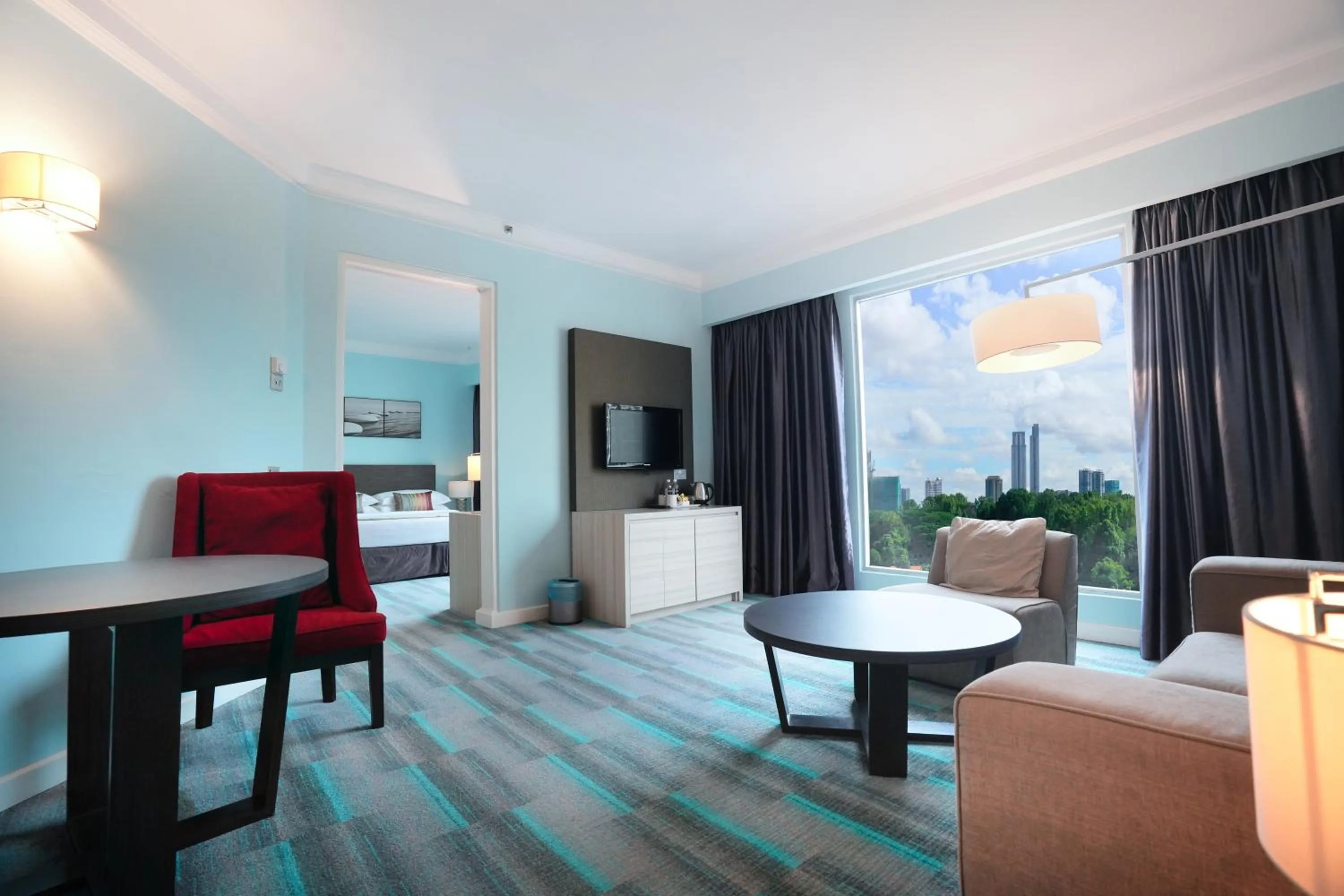 Living room in Thistle Johor Bahru