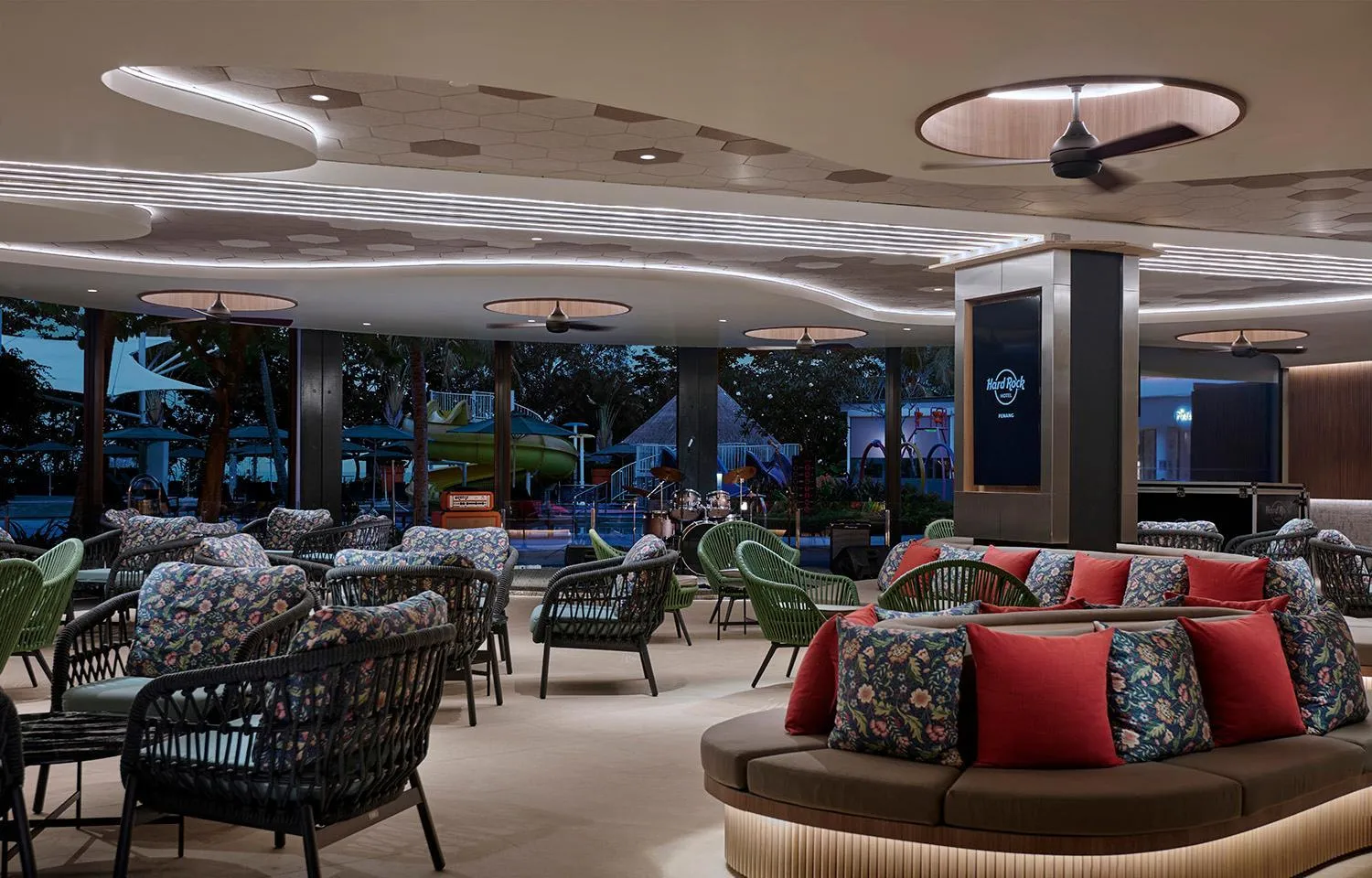 Lobby or reception in Hard Rock Hotel Penang