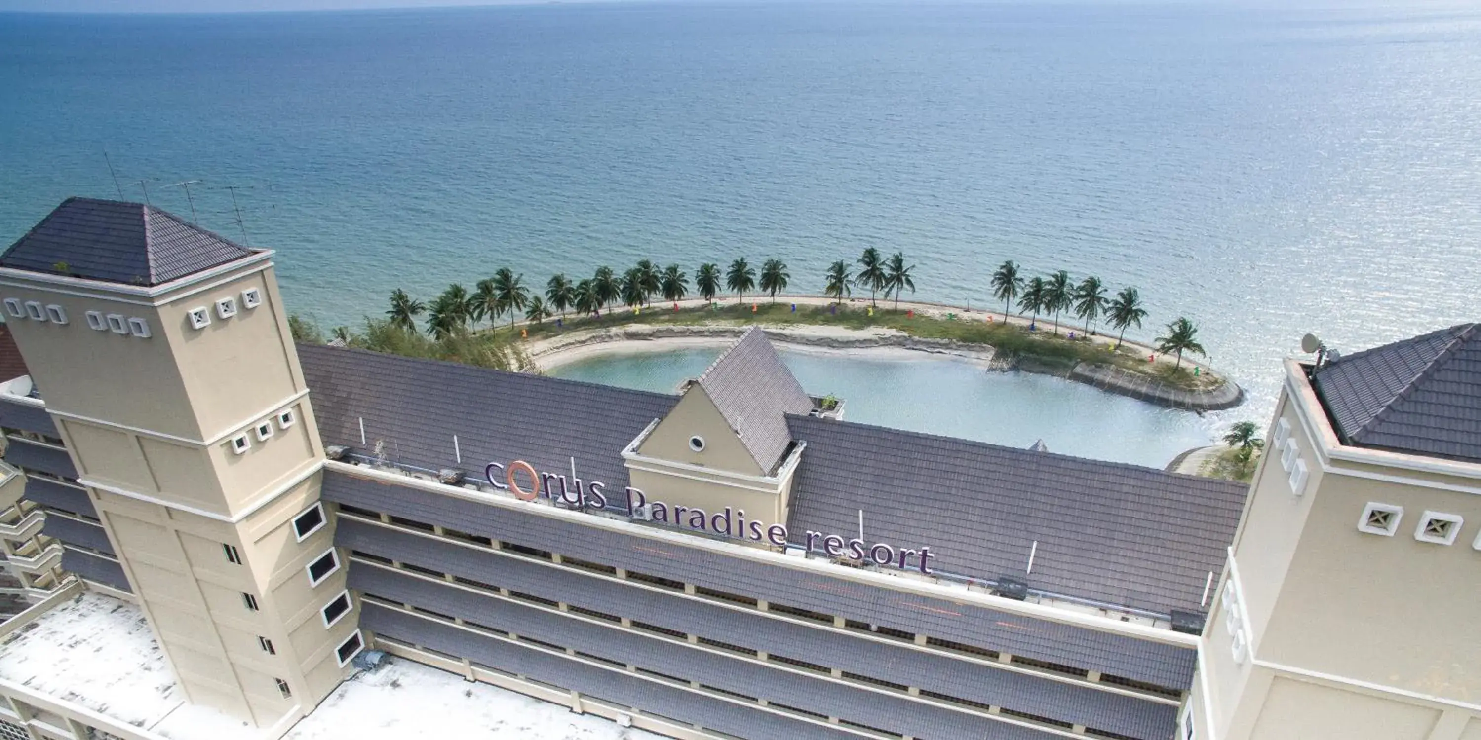 Property building, Bird's-eye View in Corus Paradise Resort Port Dickson