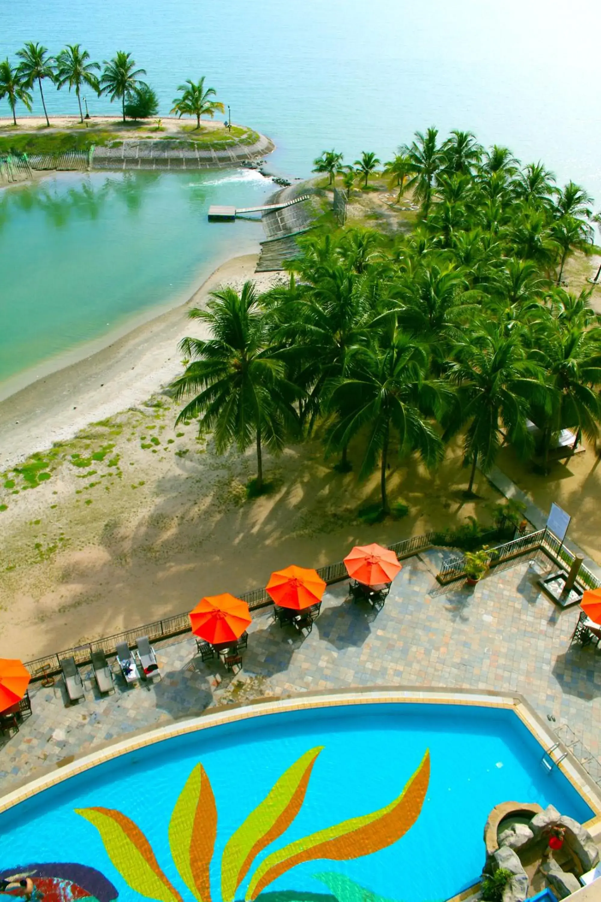 , Pool View in Corus Paradise Resort Port Dickson