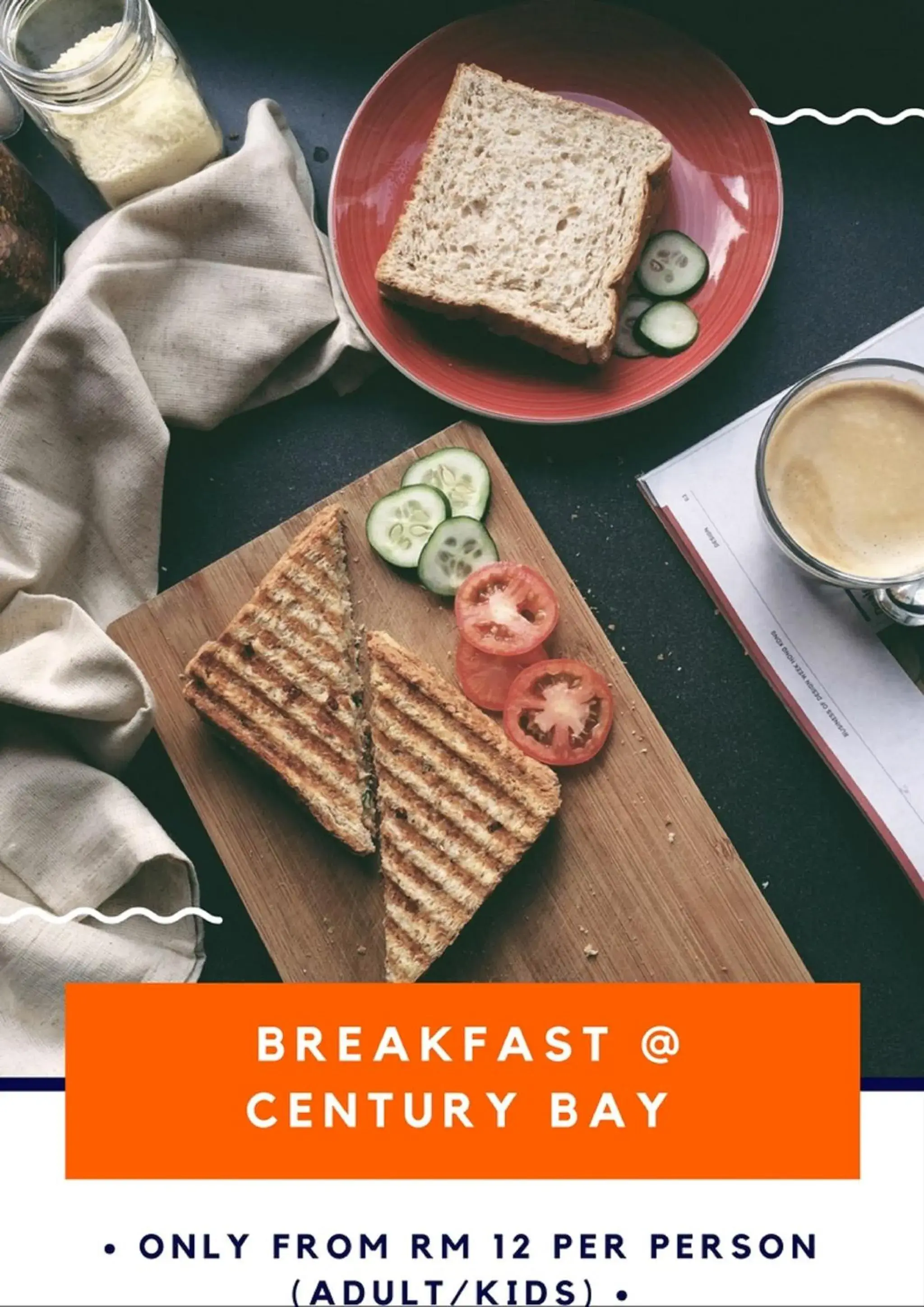 Food and drinks in Century Bay Private Residences Food and drinks in Century Bay Private Residences